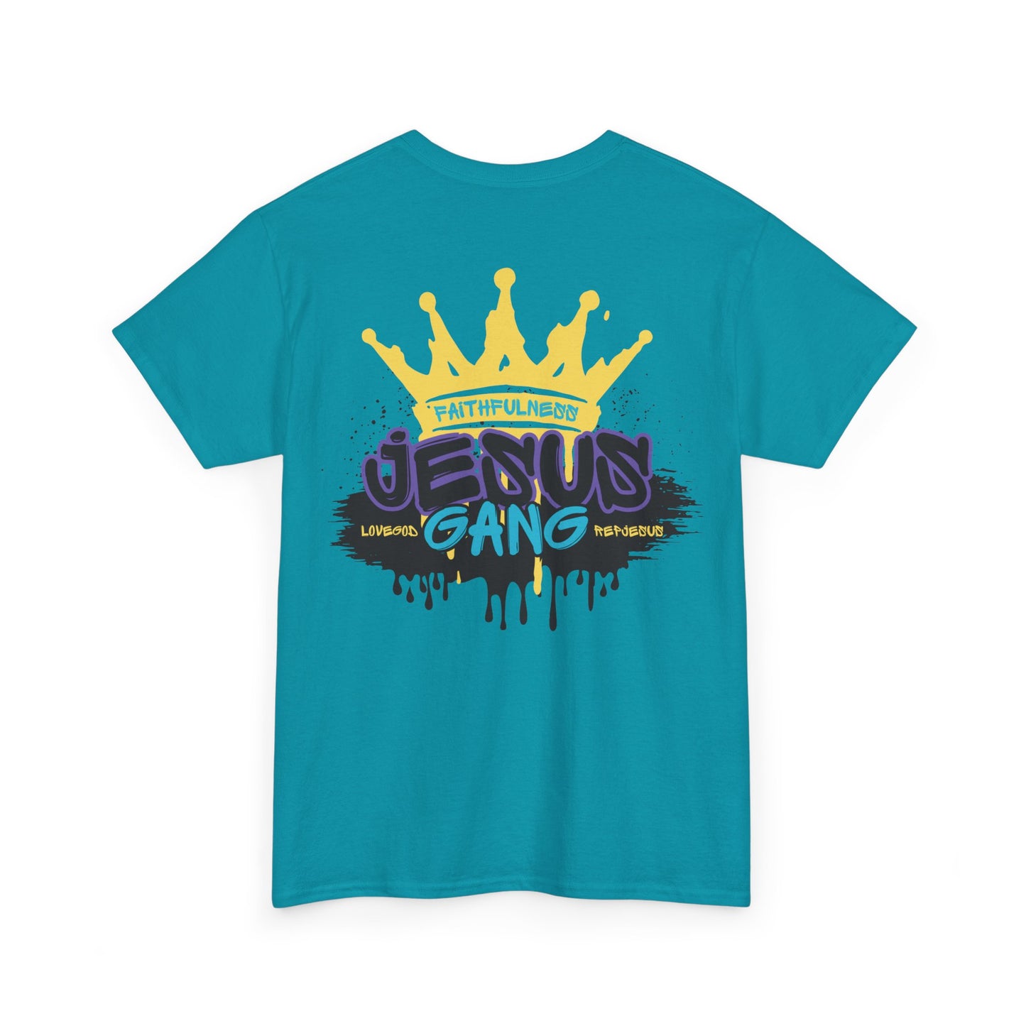 Jesus Gang Fruit of the Spirit, FAITHFULNESS Crown (Turq Purp Gold)