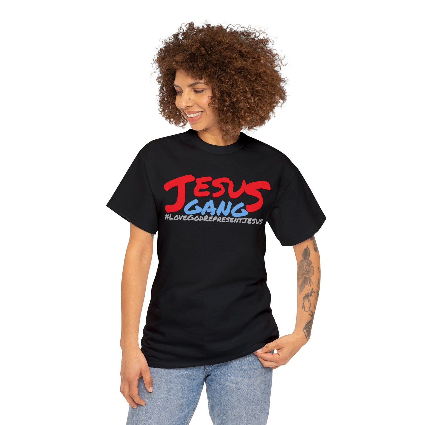 Jesus Gang CLASSIC version multi color Heavy Cotton Tee