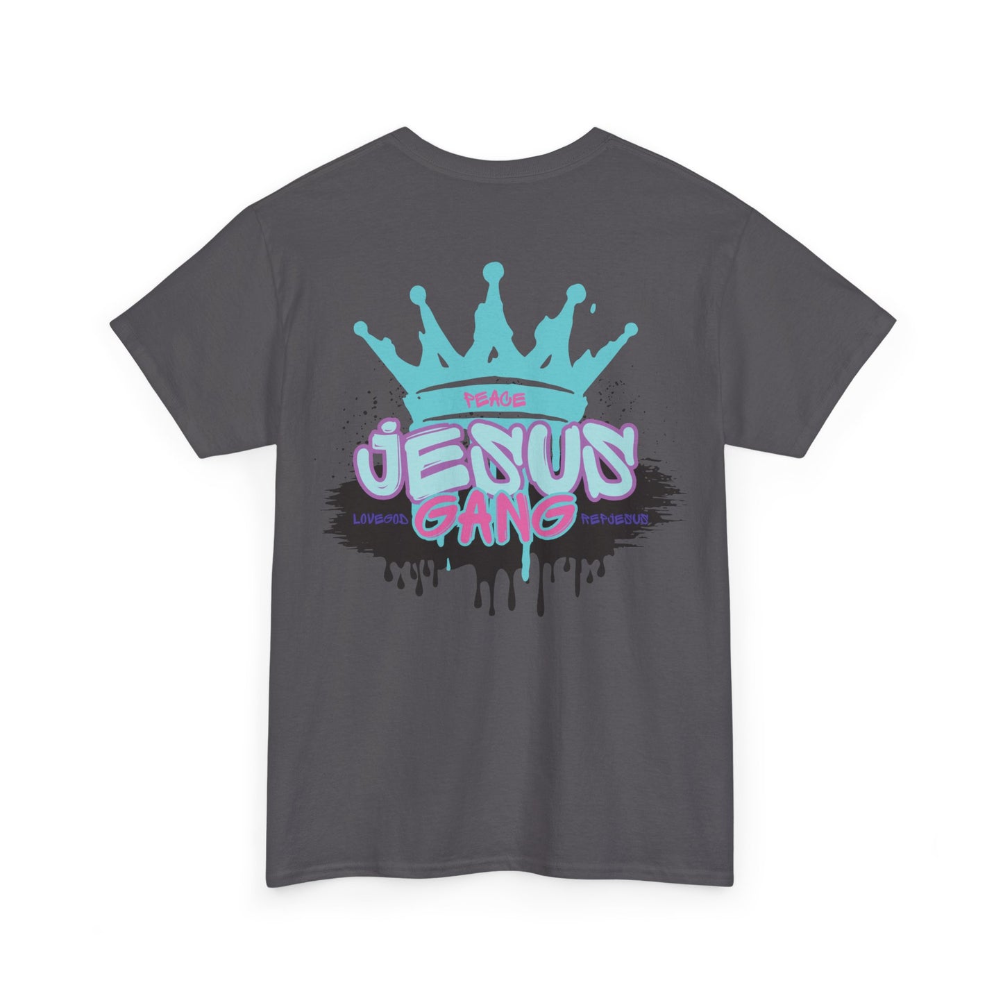 Jesus Gang Fruit of the Spirit, PEACE Crown (PINK MAG TEAL)