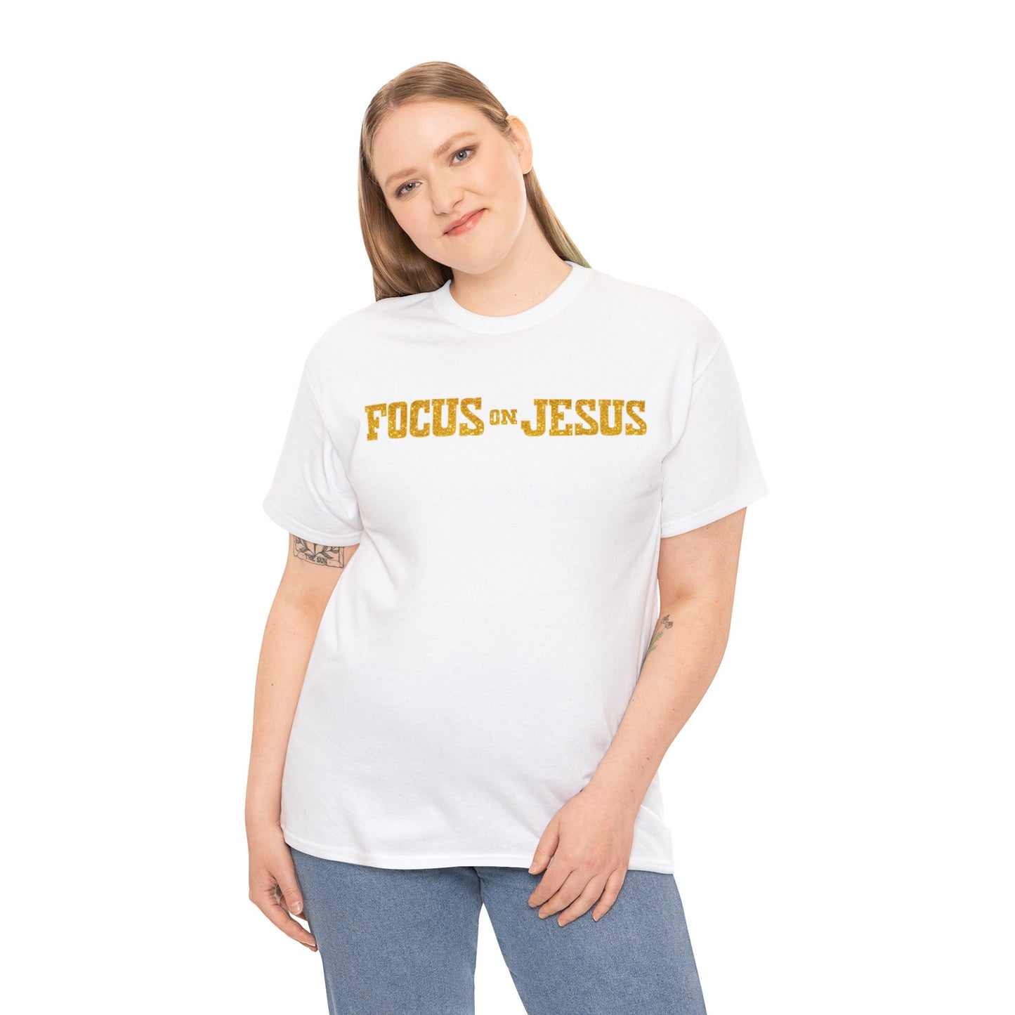 FOCUS on JESUS CLASSIC version multi-color Tee