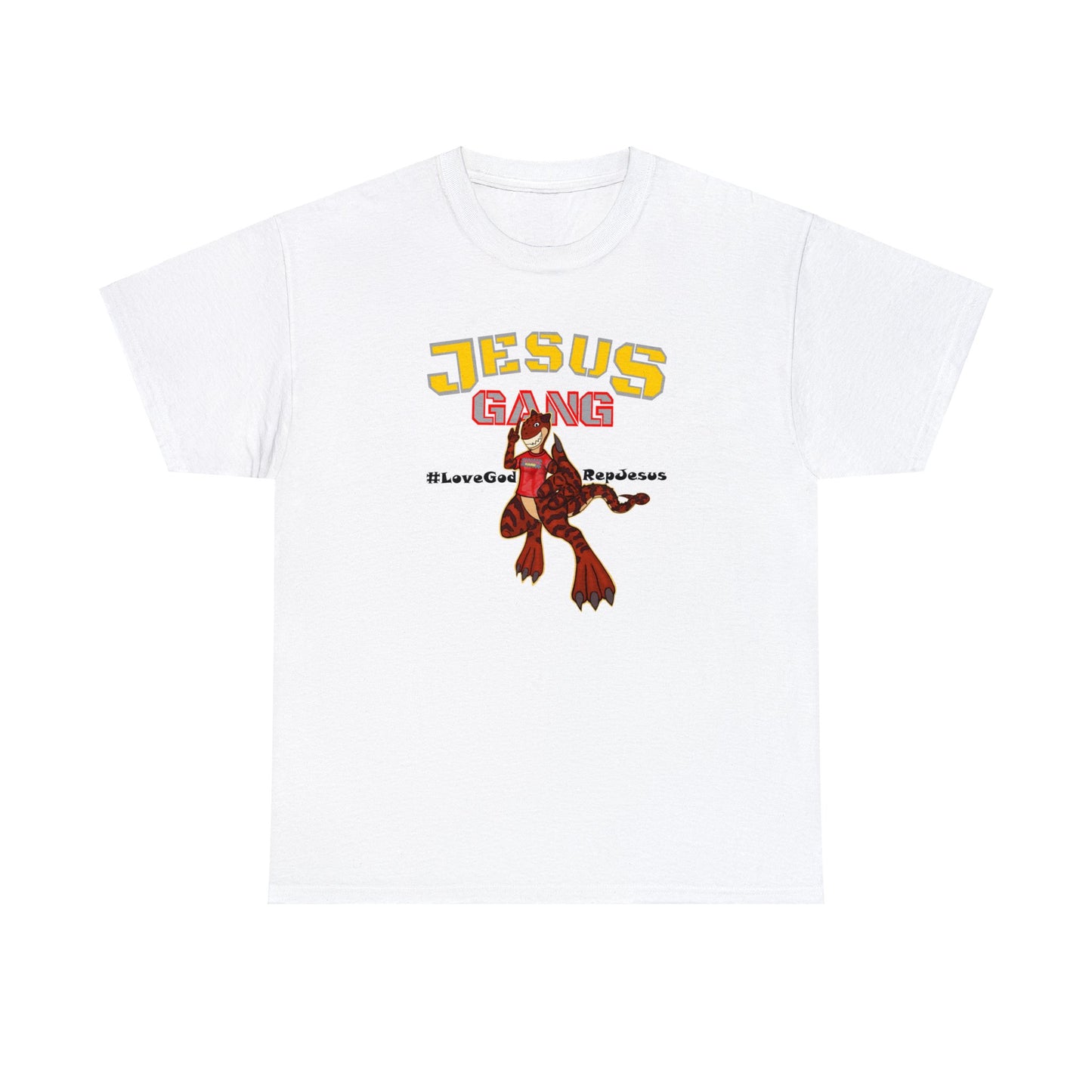 Jesus Gang Dino big kids CLASSIC version multi-color Tee