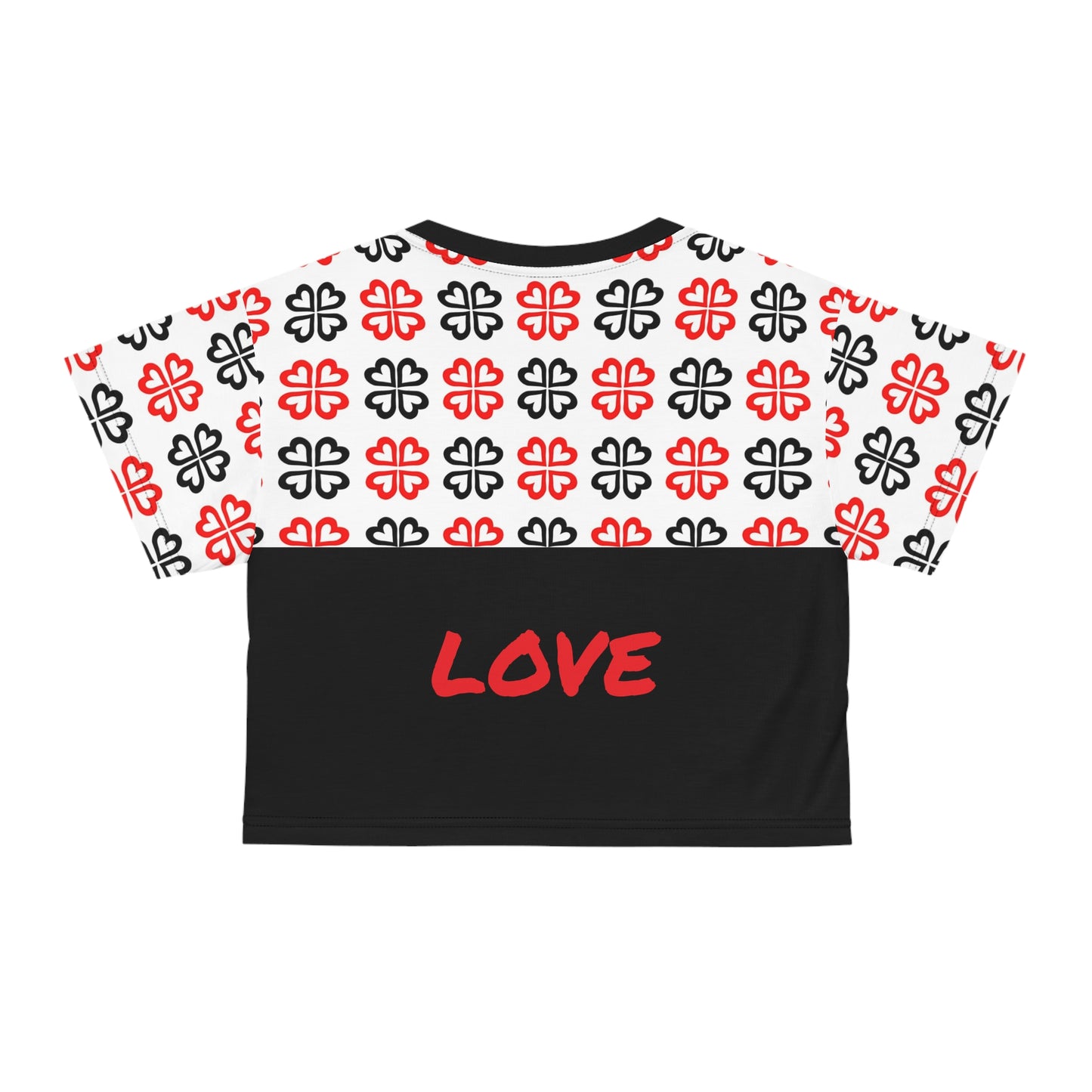 Love, Lovely crop T-shirt By The M.O.G