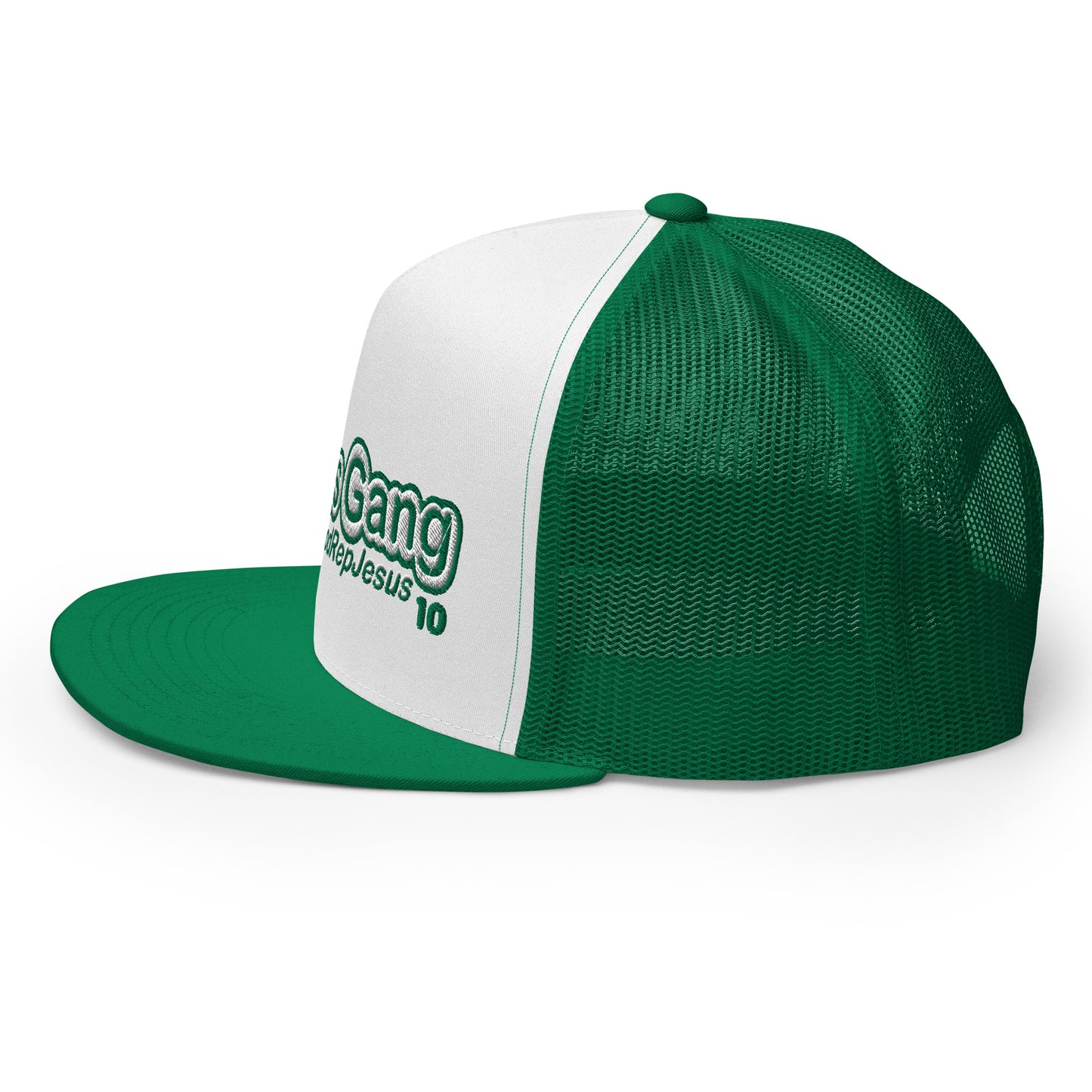 Love God Rep Jesus on 10 GreenTeam T-Hat