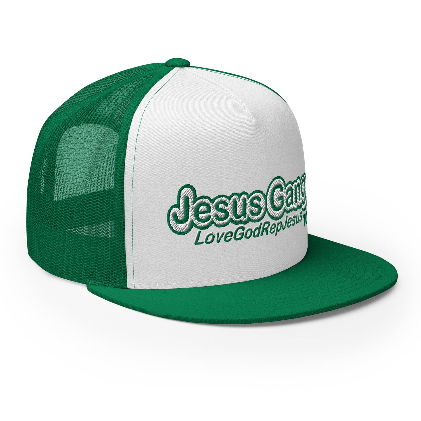 Love God Rep Jesus on 10 GreenTeam T-Hat