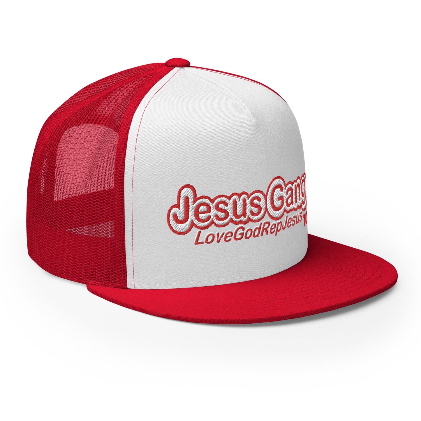 Love God Rep Jesus on 10 RED T-Hat