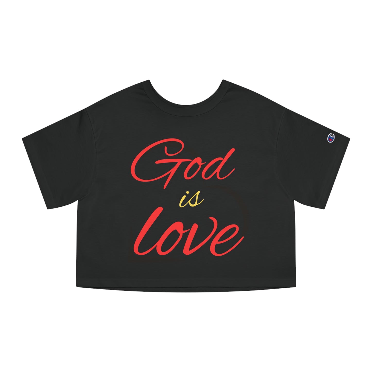 God is Love. crop top tee