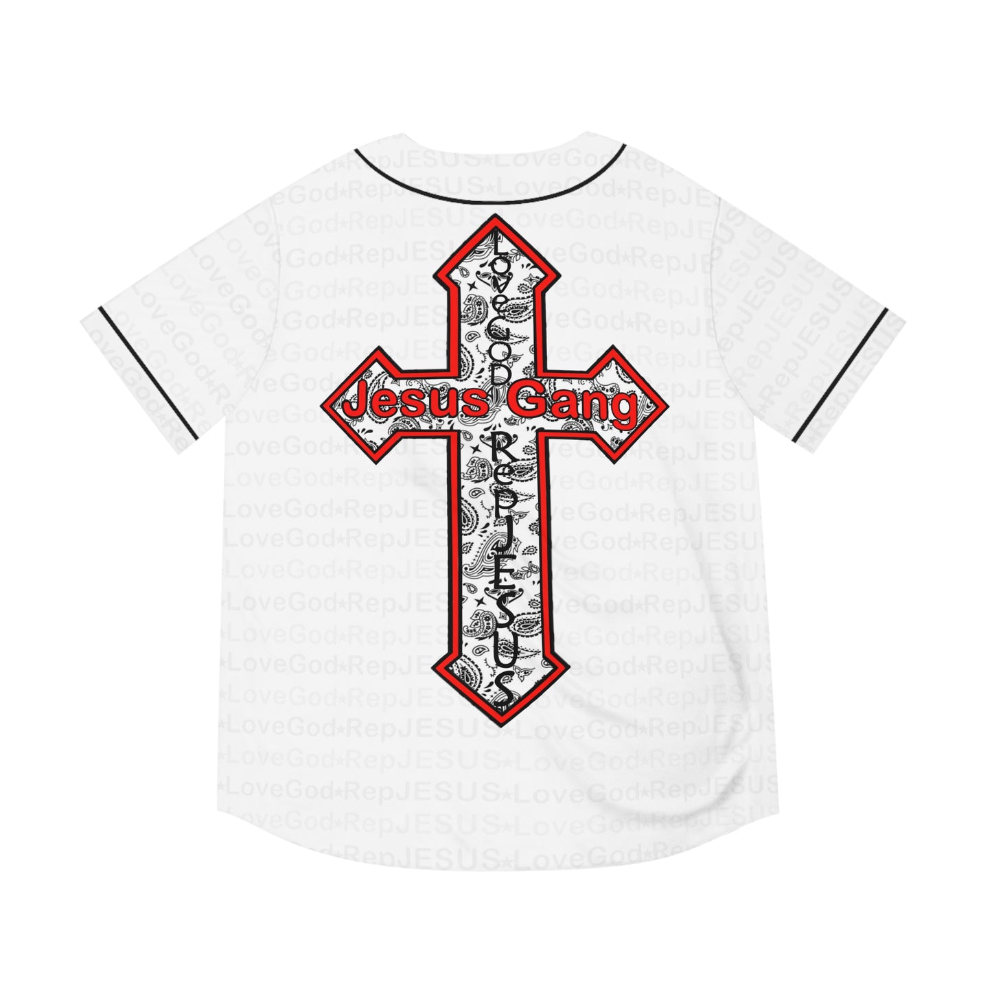 Jesus Gang 10 Men's Baseball Jersey