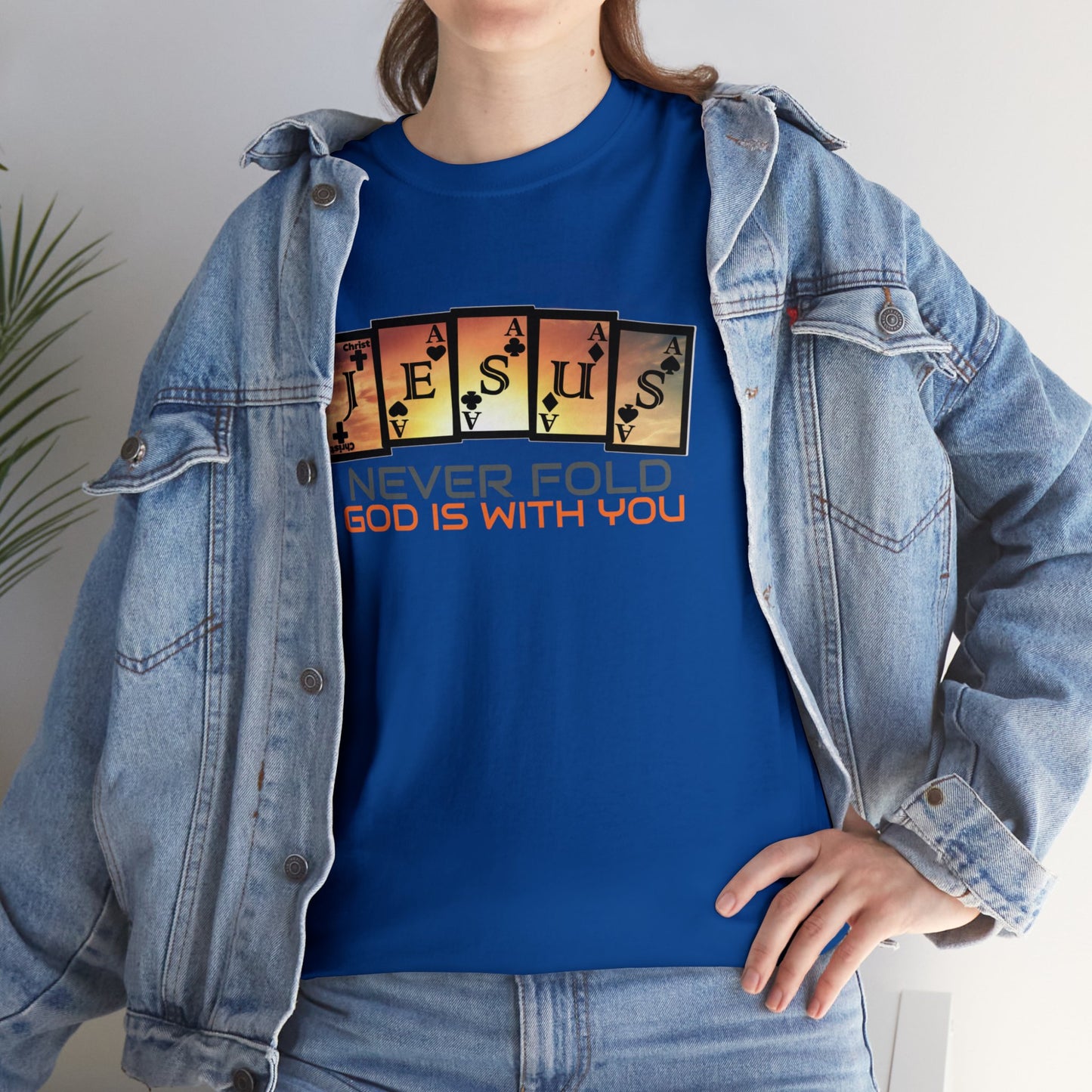 Jesus Hand (Never Fold God is with you)