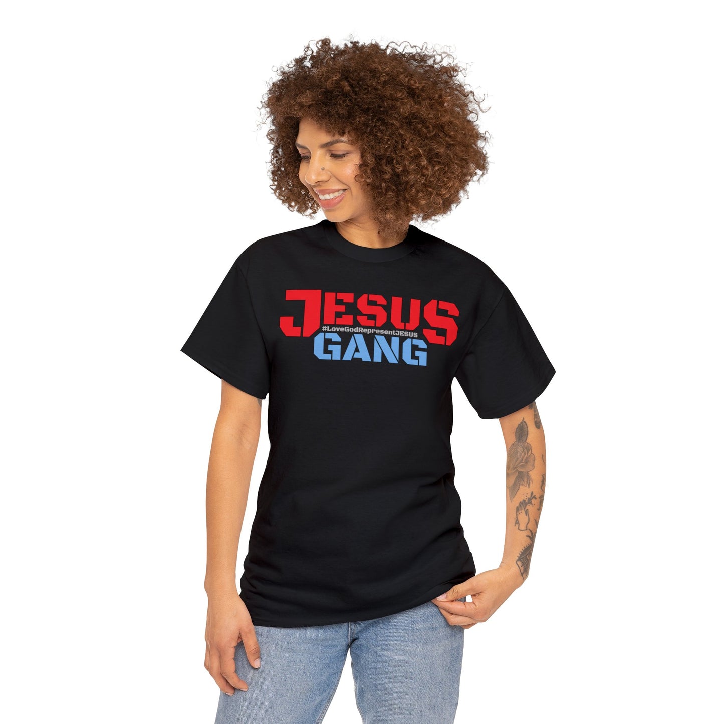 Jesus Gang Army of the Lord CLASSIC version multi-color Tee