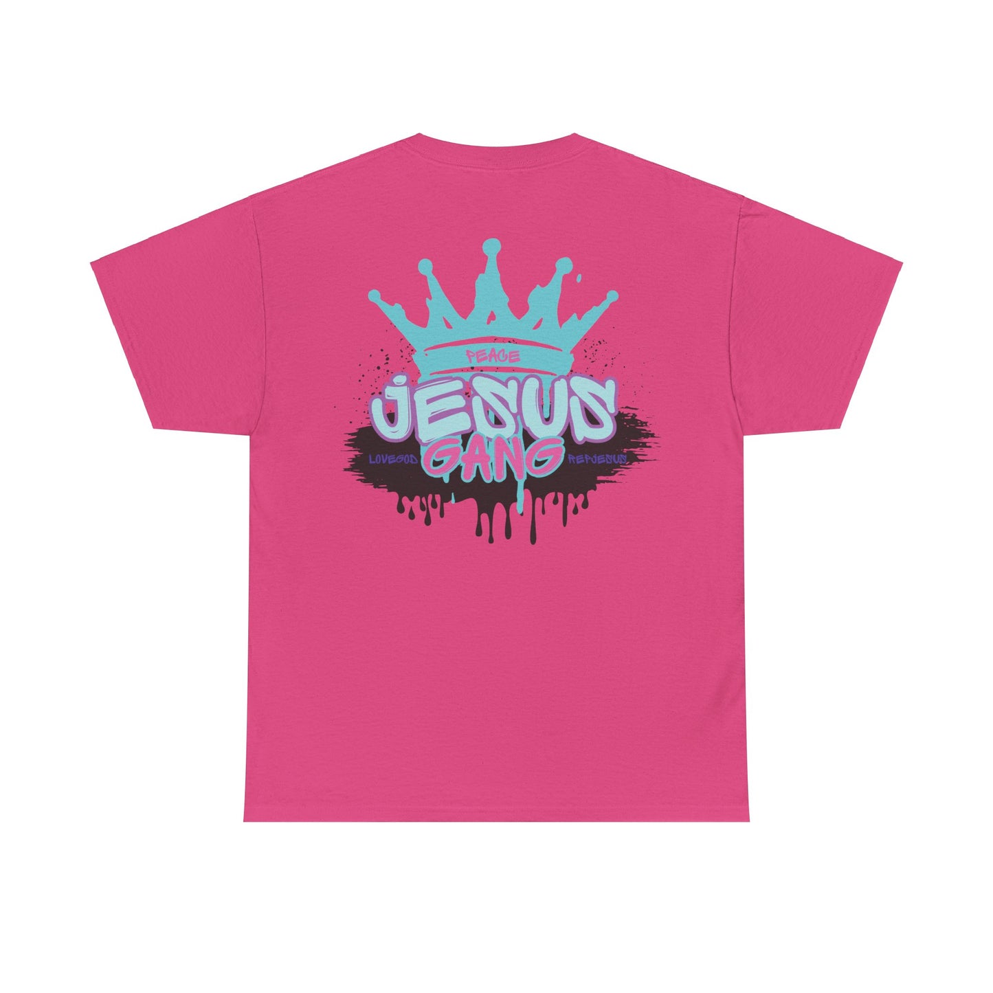 Jesus Gang Fruit of the Spirit, PEACE Crown (PINK MAG TEAL)