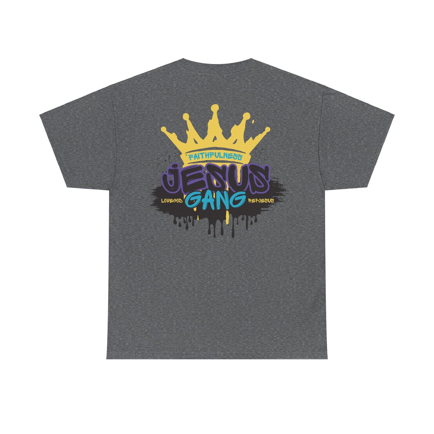 Jesus Gang Fruit of the Spirit, FAITHFULNESS Crown (Turq Purp Gold)