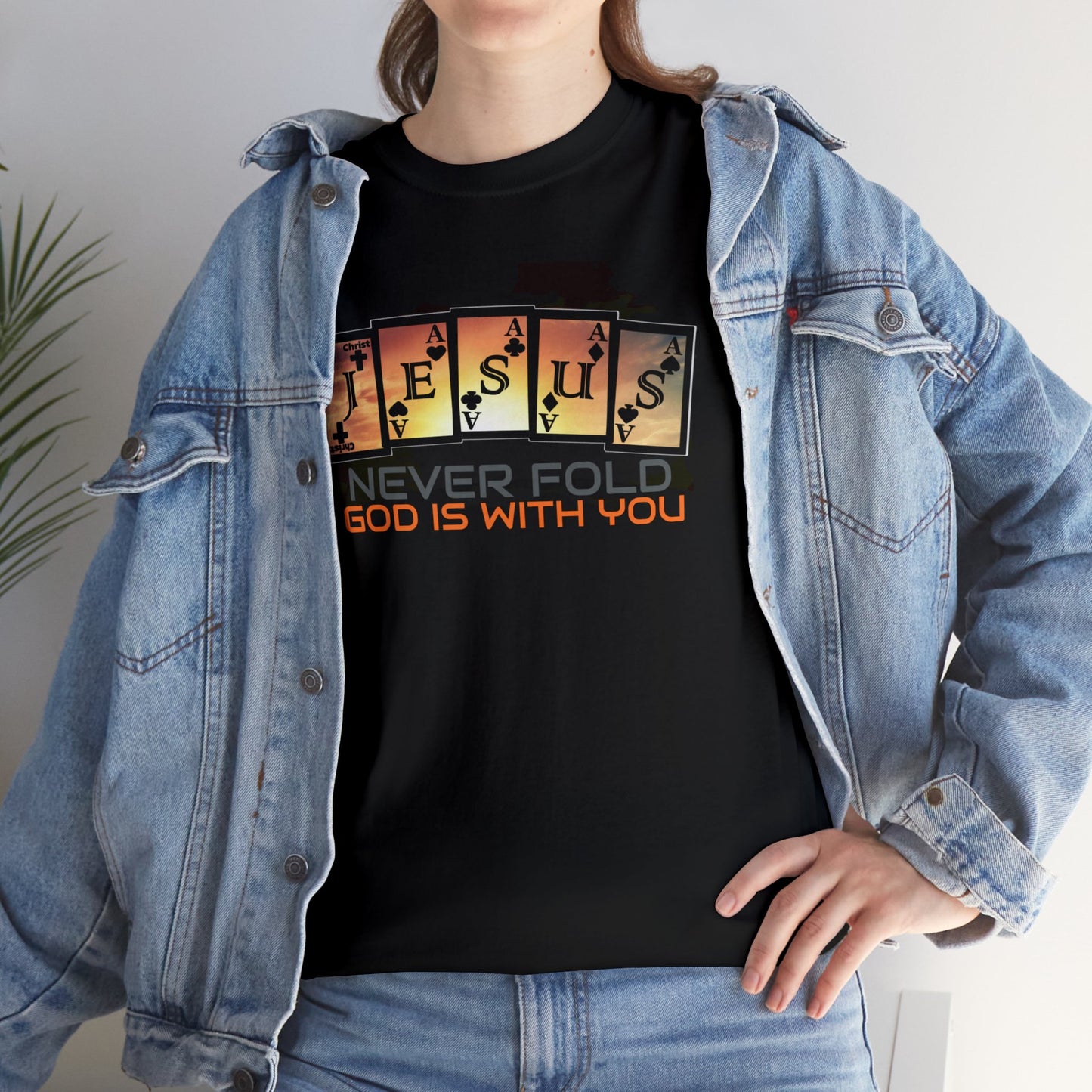 Jesus Hand (Never Fold God is with you)