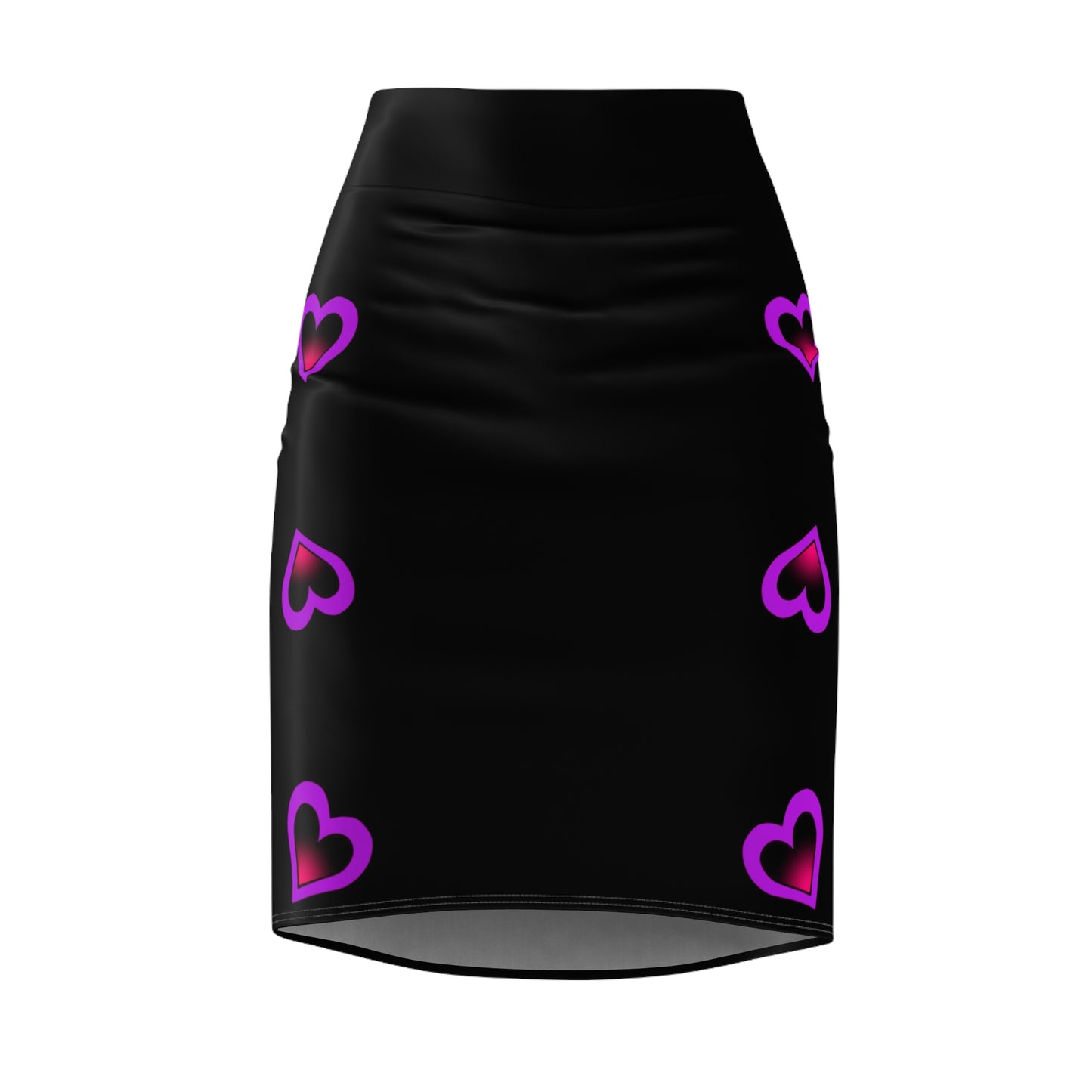 W.O.G HeartBerries Pencil Skirt BLK