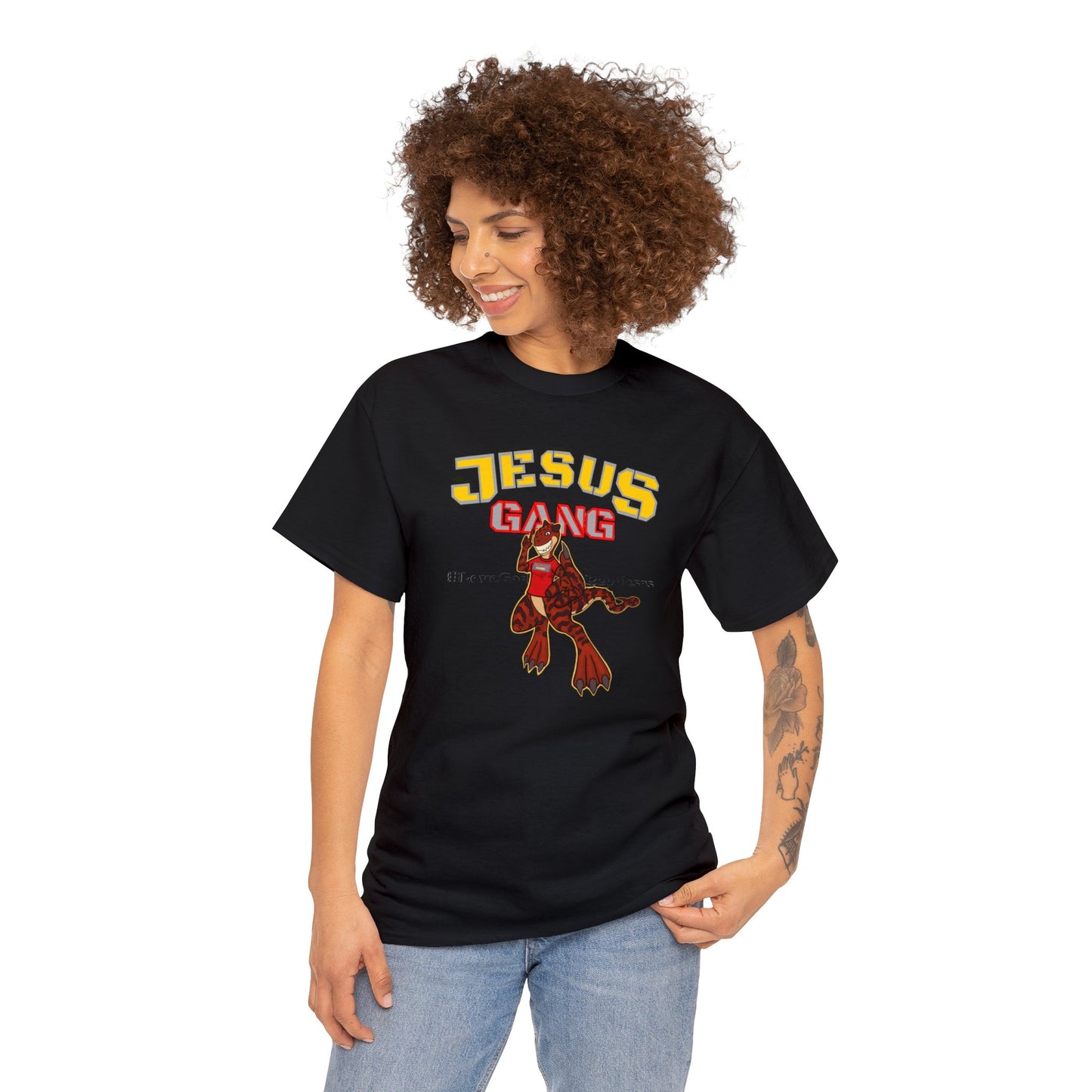 Jesus Gang Dino big kids CLASSIC version multi-color Tee