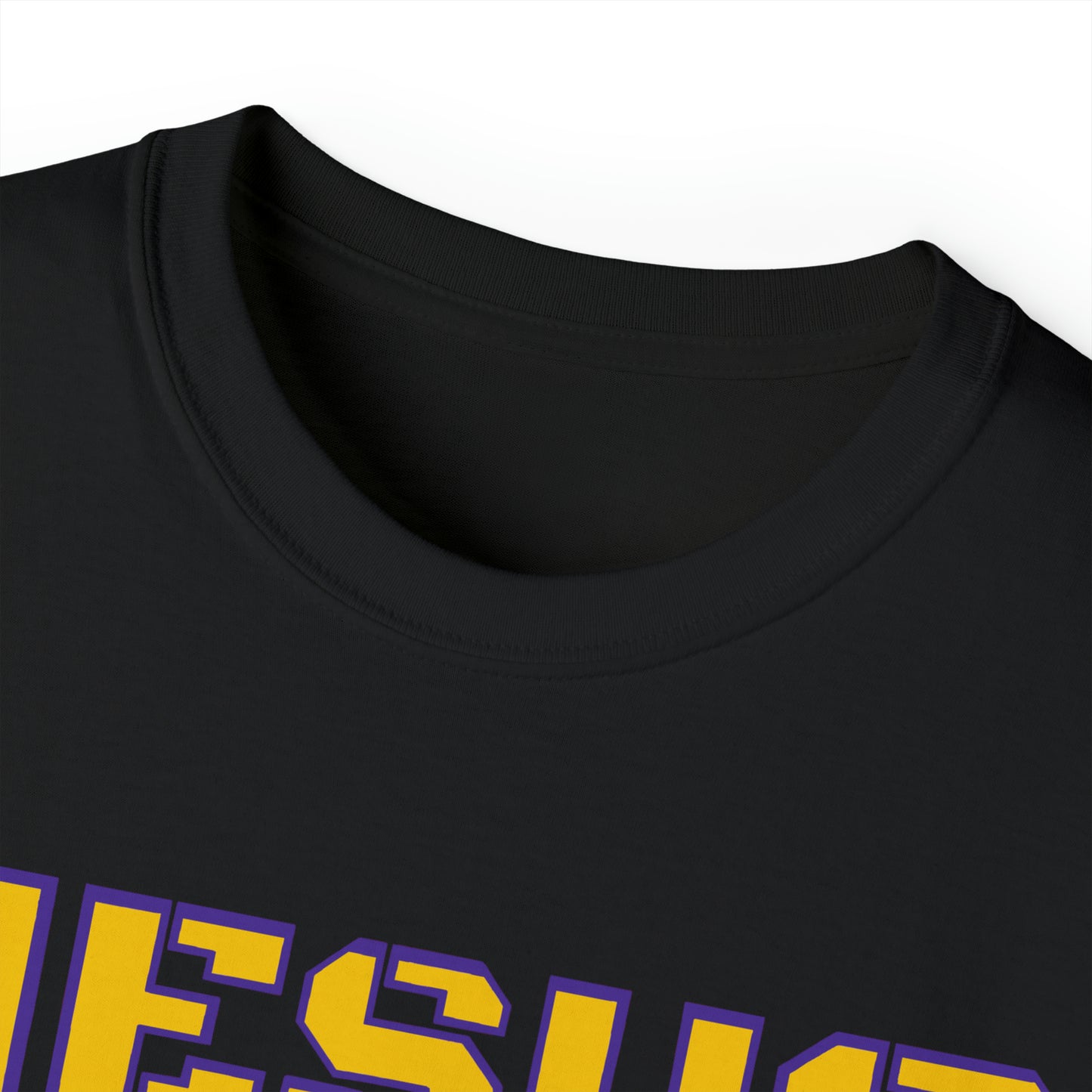 Jesus Gang Army of the Lord multi- color *Ultra Cotton*Tee (Royal Purp & Gold)