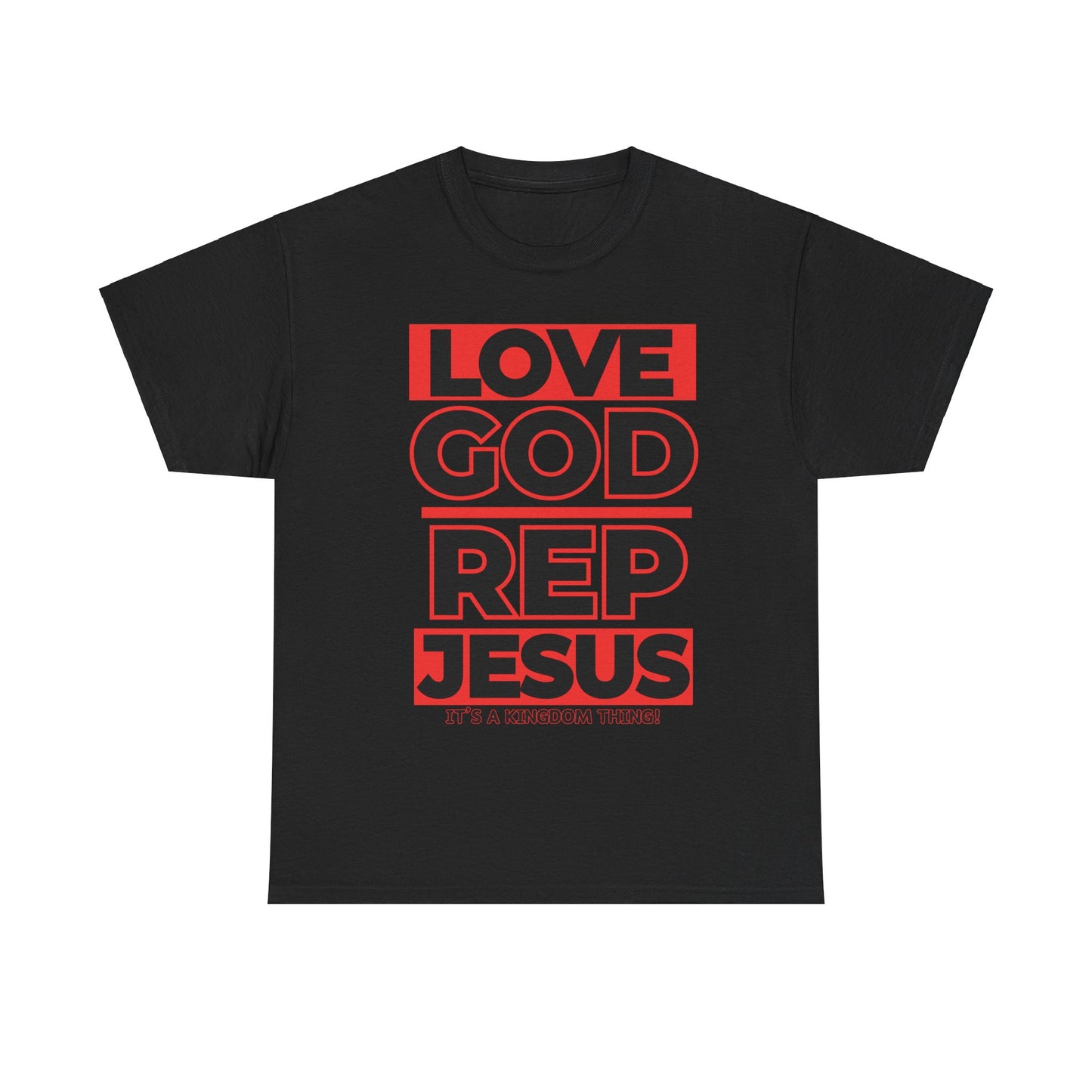 LOVEGOD REPJESUS (Blk/Red) Rep T-shirt