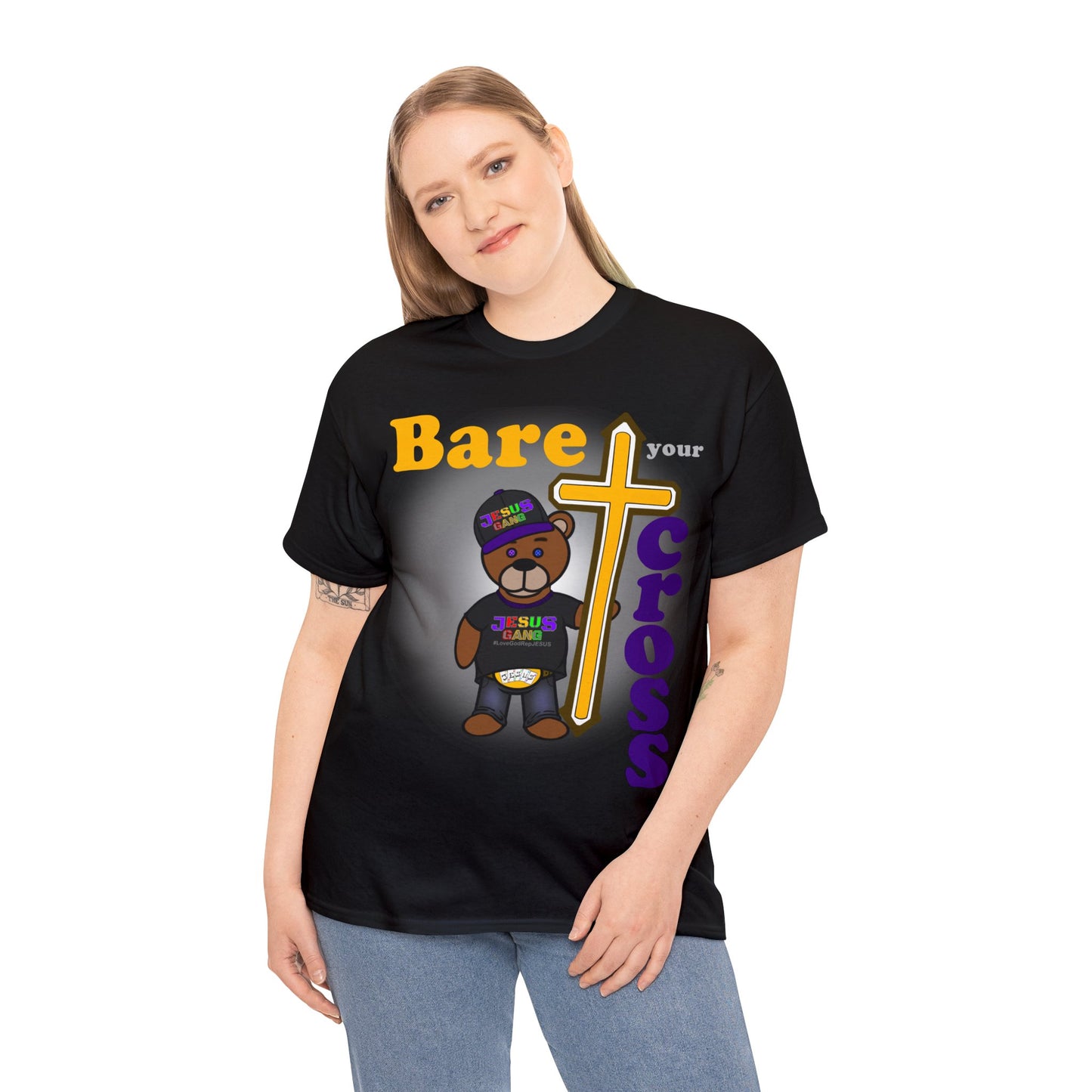 Bare your Cross multi-color Tee