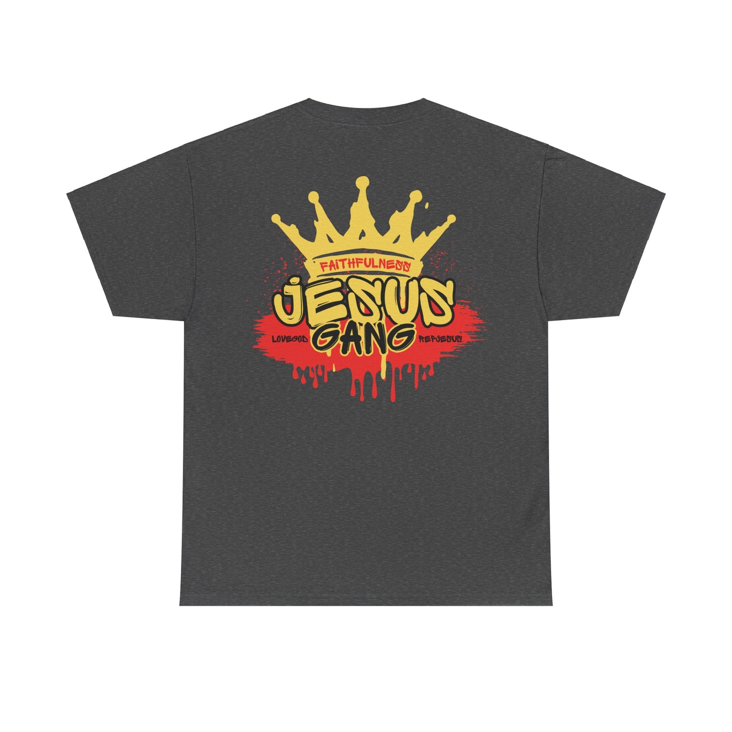 Jesus Gang Fruit of the Spirit, FAITHFULNESS Crown (RED GLD BLK)