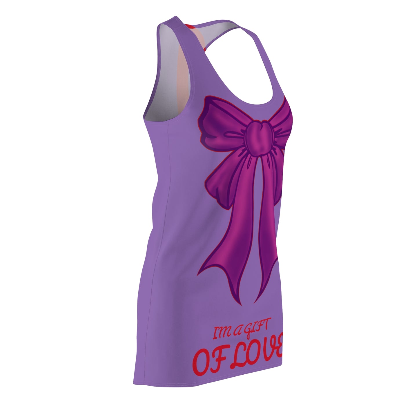 Be a Gift of Lovely Love! Racerback Dress (PURP) By The M.O.G