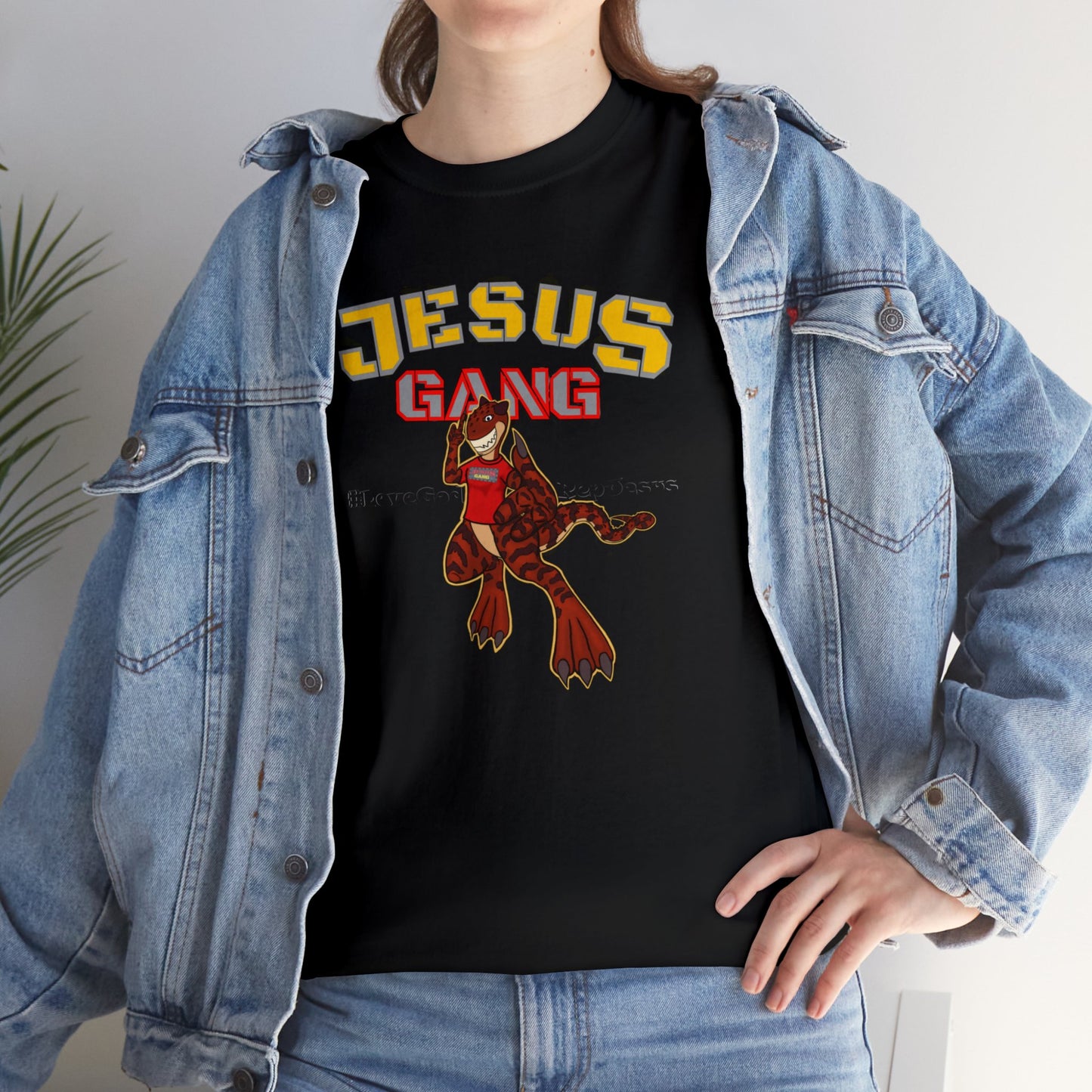 Jesus Gang Dino big kids CLASSIC version multi-color Tee