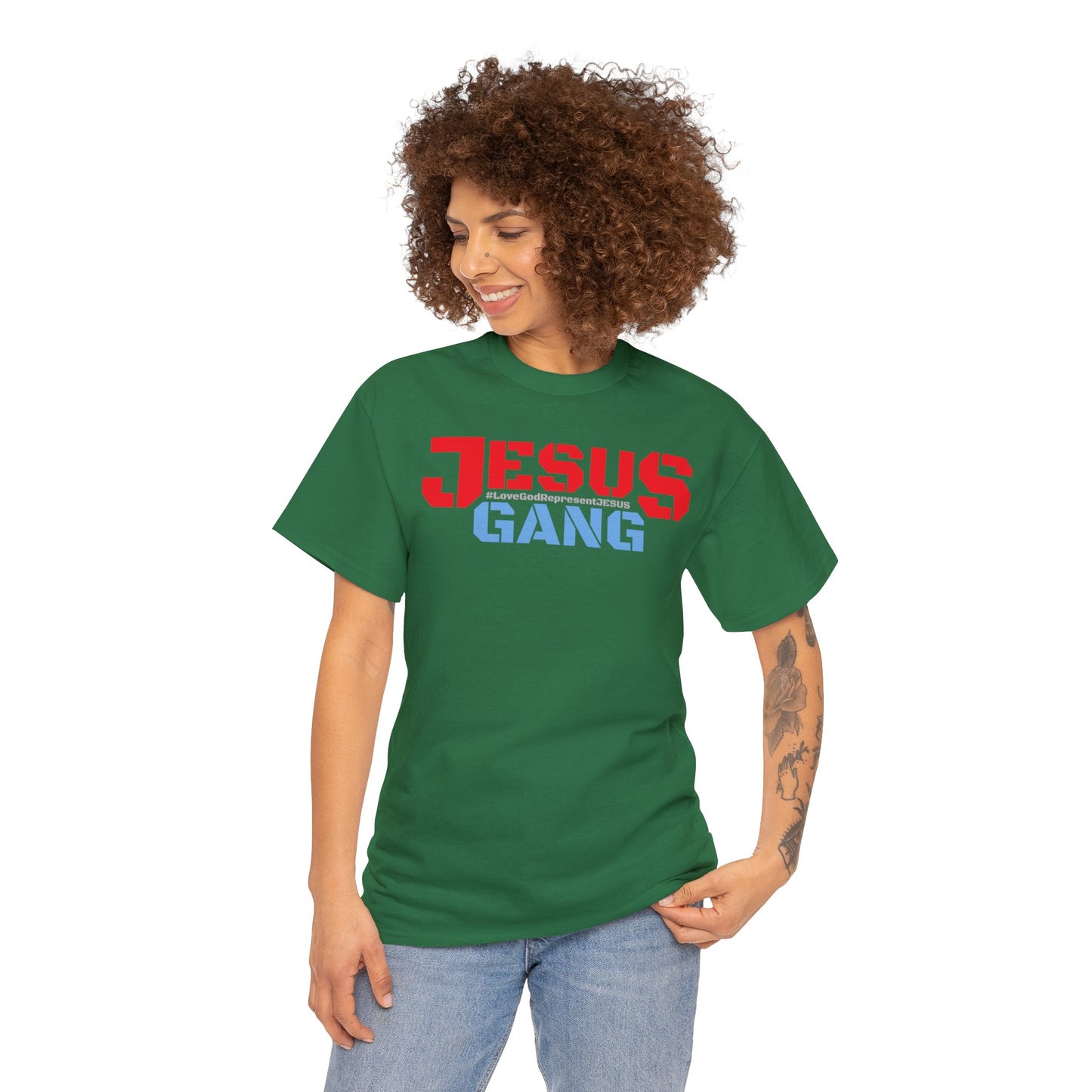 Jesus Gang Army of the Lord CLASSIC version multi-color Tee