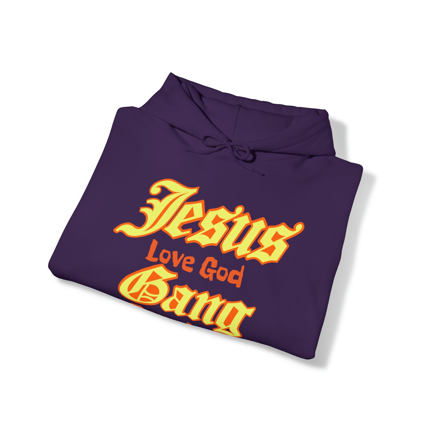 The Lifestyle... Jesus, Love God, Gang, Rep Jesus Hooded Sweatshirt