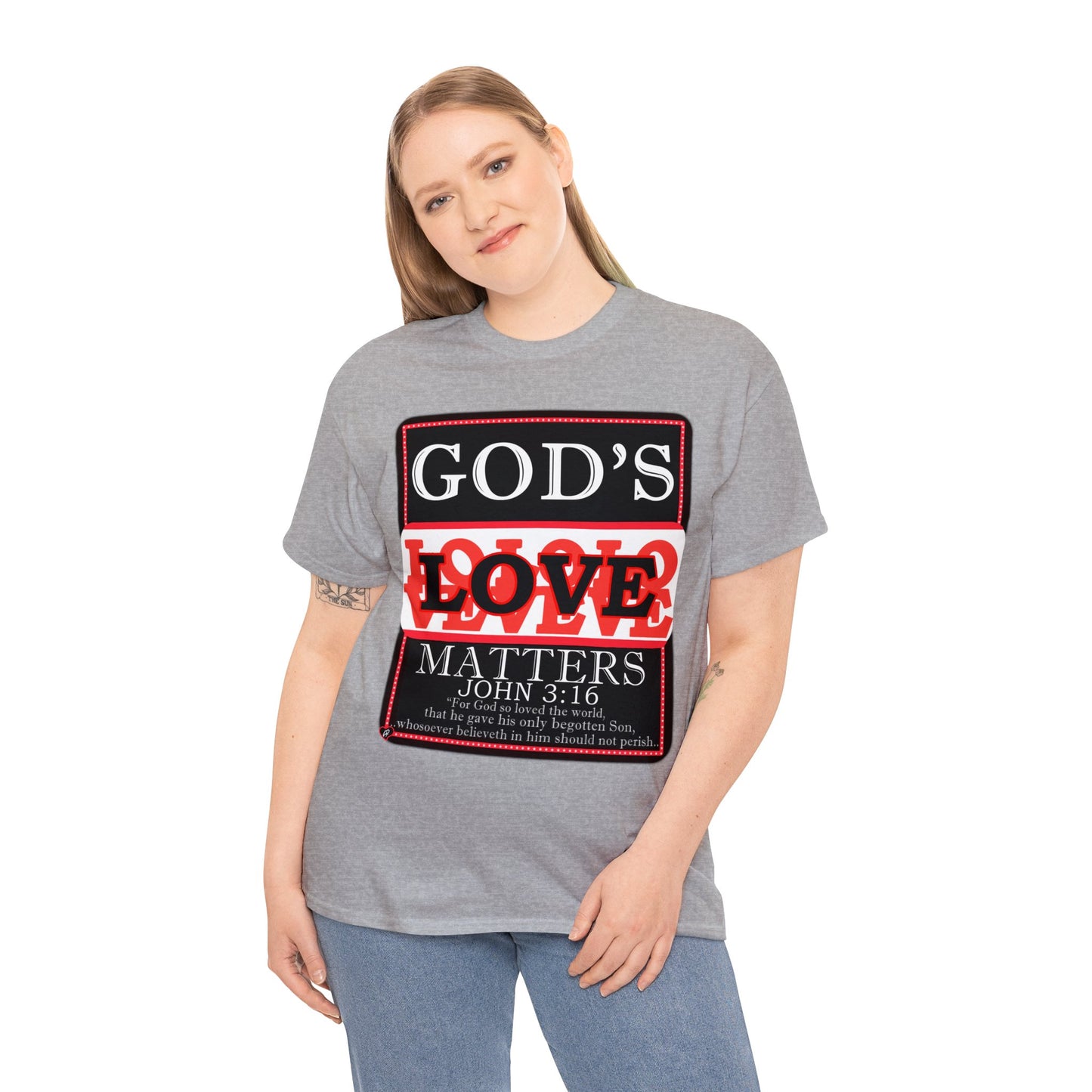 God's Love Matter BroLove RED BigPic