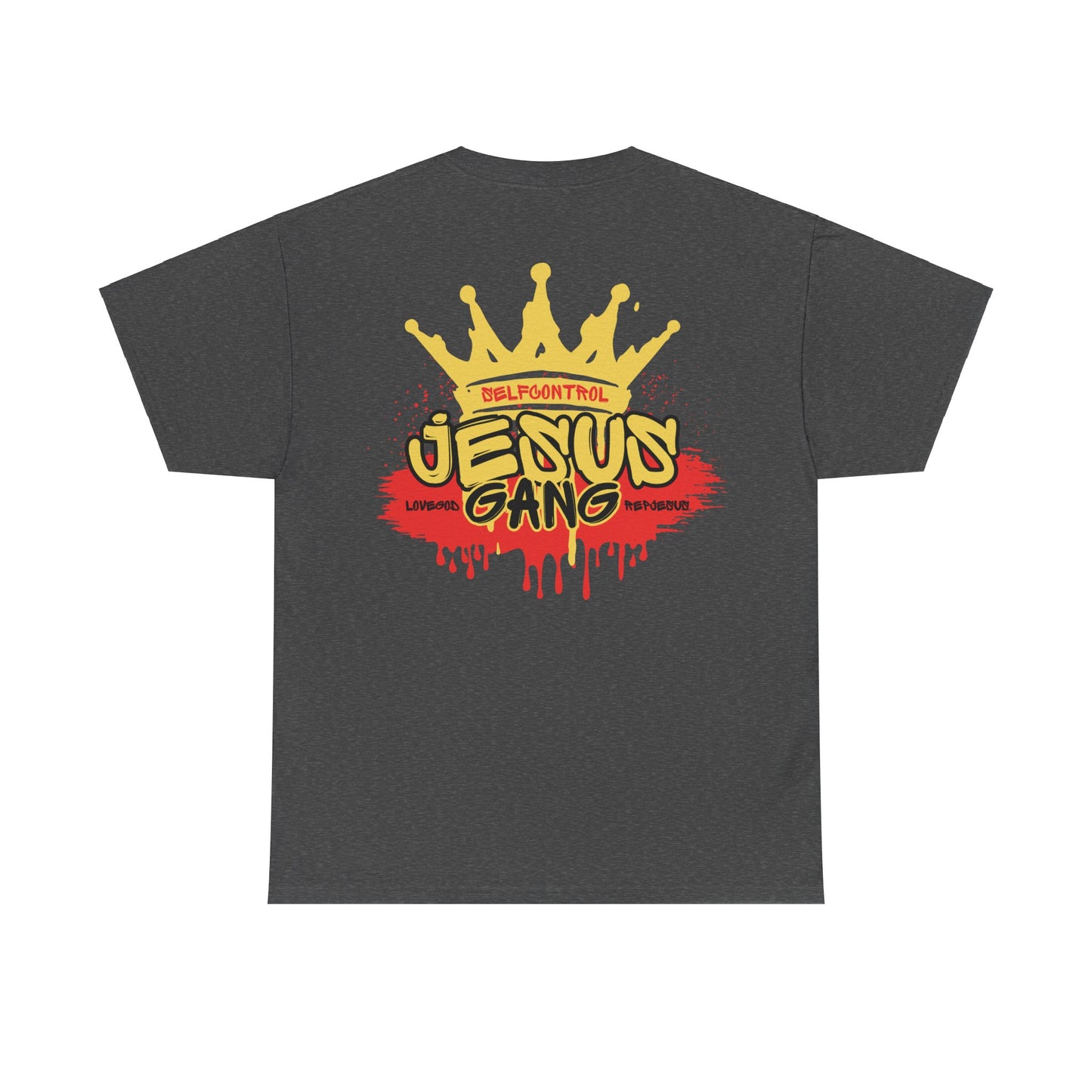 Jesus Gang Fruit of the Spirit, SELF-CONTROL Crown (RED GLD BLK)