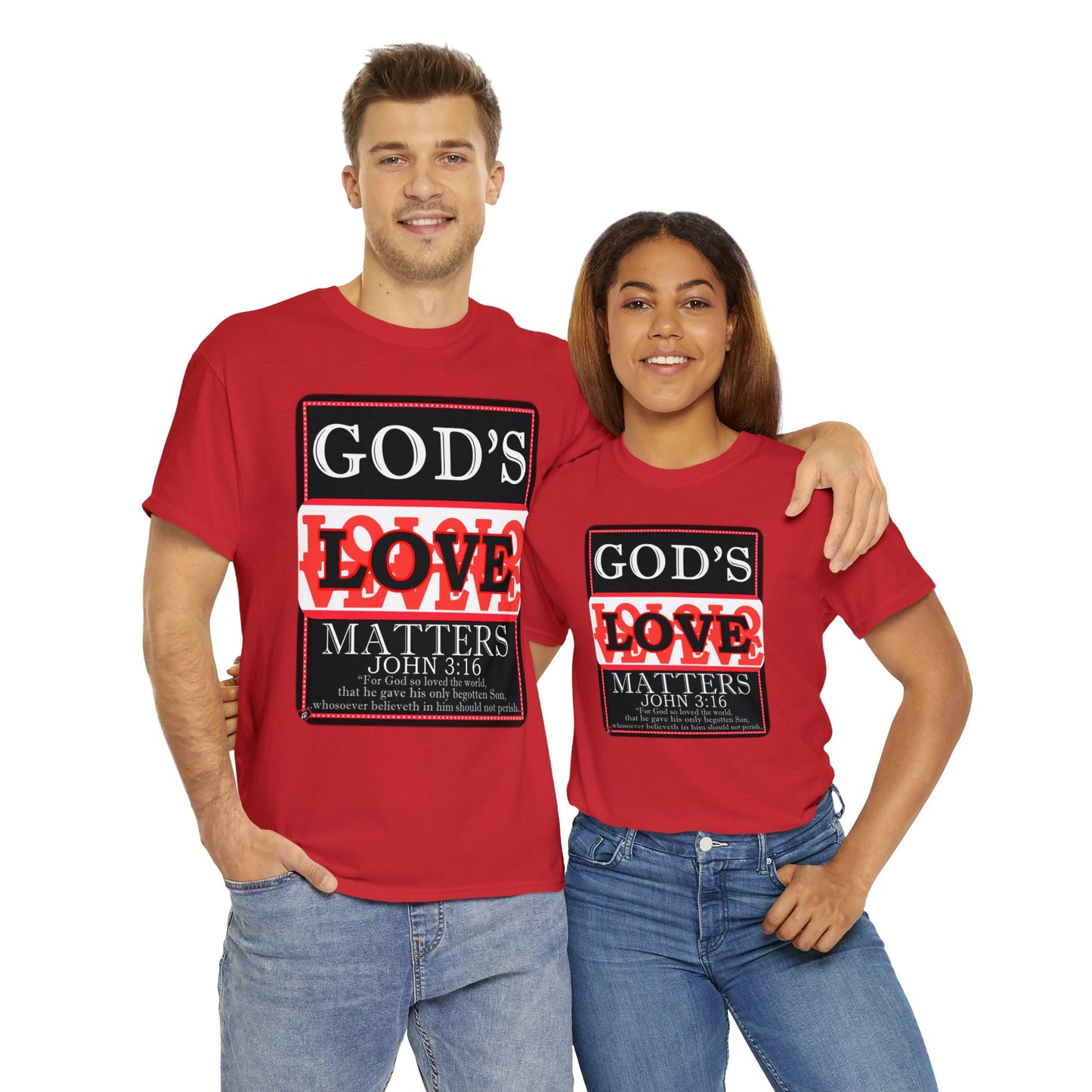 God's Love Matter BroLove RED BigPic