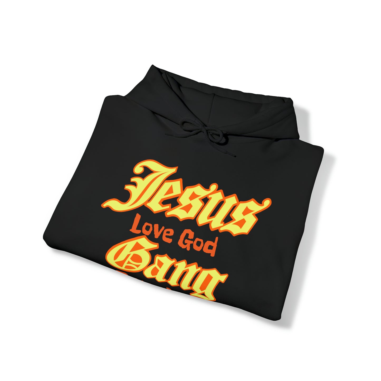 The Lifestyle... Jesus, Love God, Gang, Rep Jesus Hooded Sweatshirt