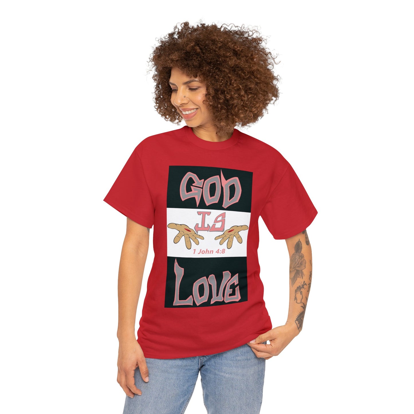 God is Love B.W.P t-shirt By The M.O.G (small print)