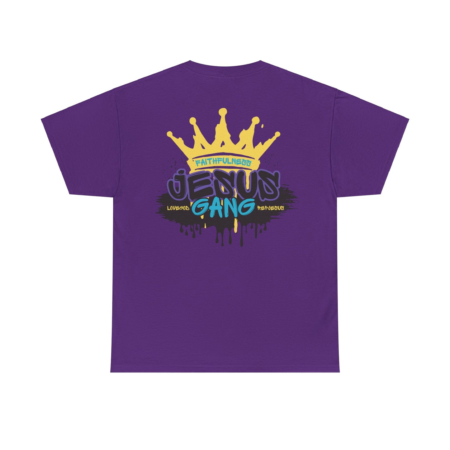 Jesus Gang Fruit of the Spirit, FAITHFULNESS Crown (Turq Purp Gold)