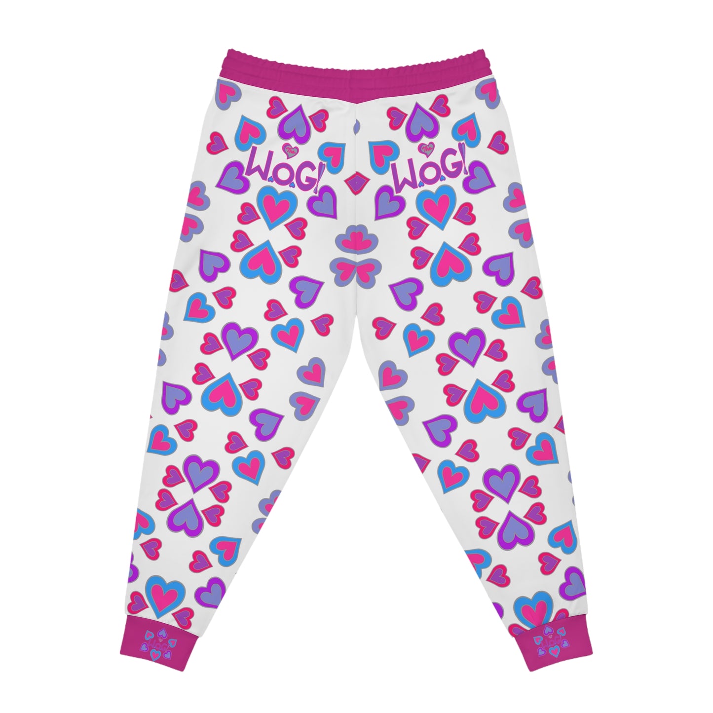 Pink Woman of God Heartberries Athletic Joggers