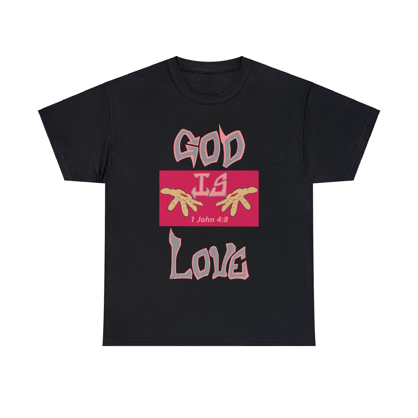 God is Love Blackberries t-shirt By The M.O.G (small print)