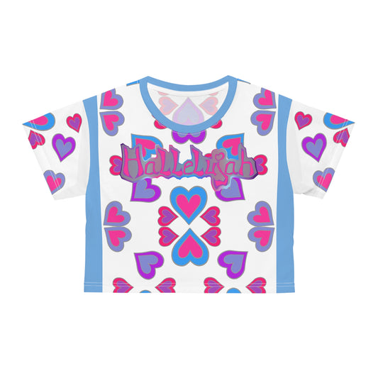 Hallelujah Heartberries W.o.G B.BLU Crop Tee