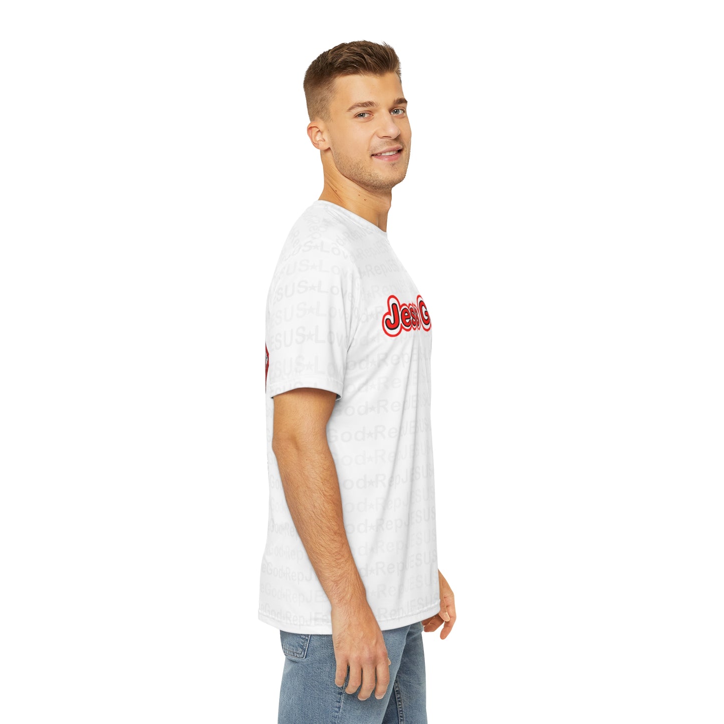 Jesus Gang 10  Men's Polyester Tee