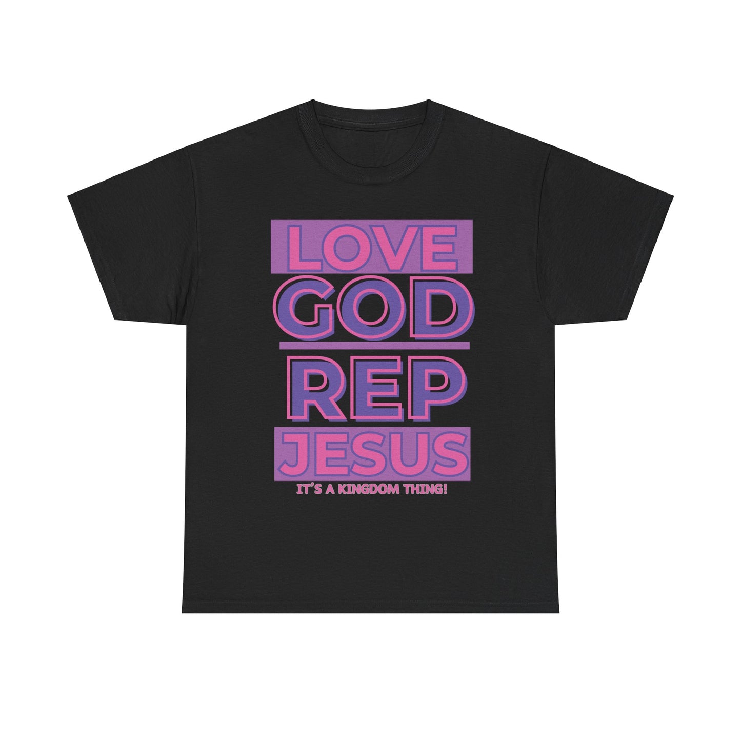 LOVEGOD REPJESUS (Purp/Pink) Rep T-shirt