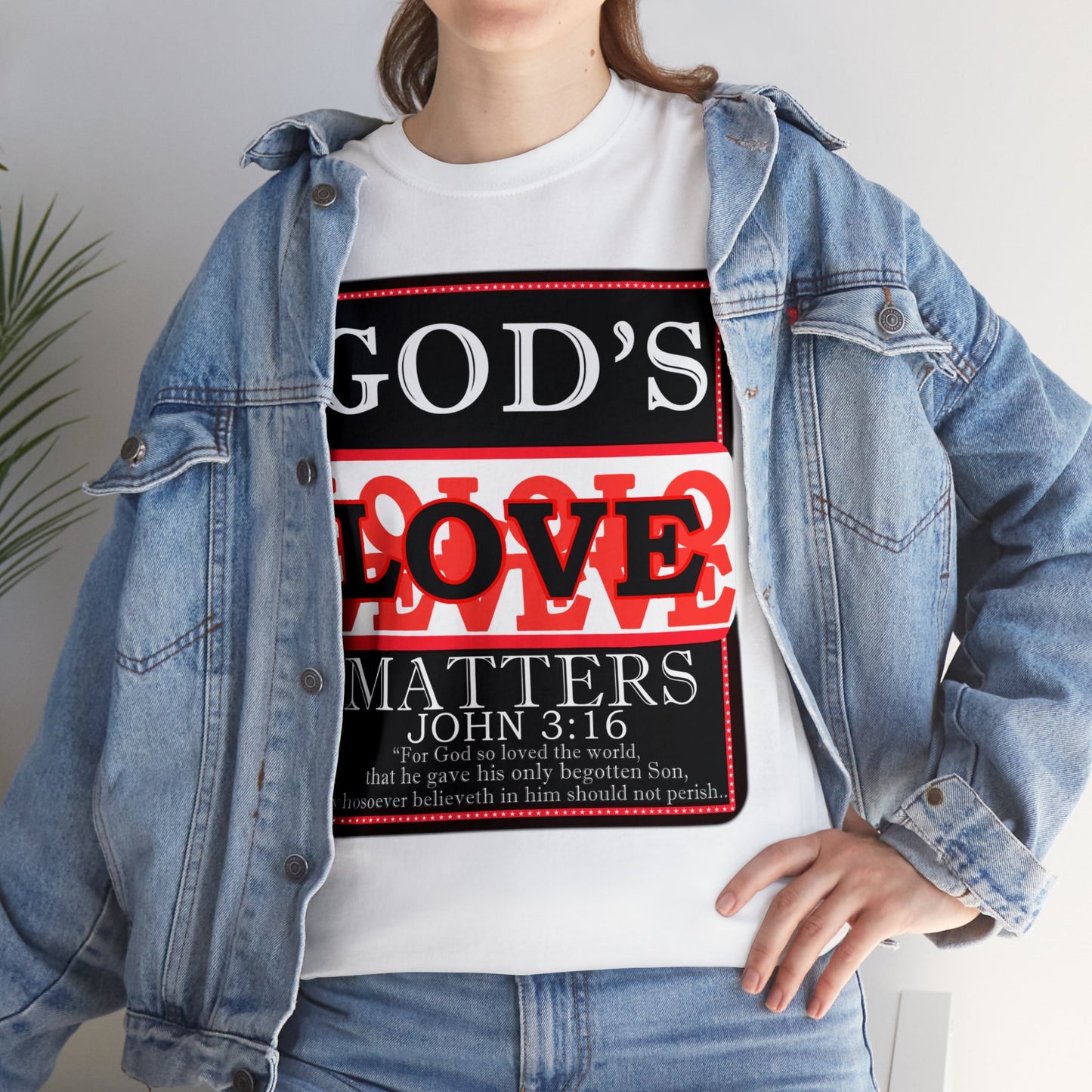 God's Love Matter BroLove RED BigPic