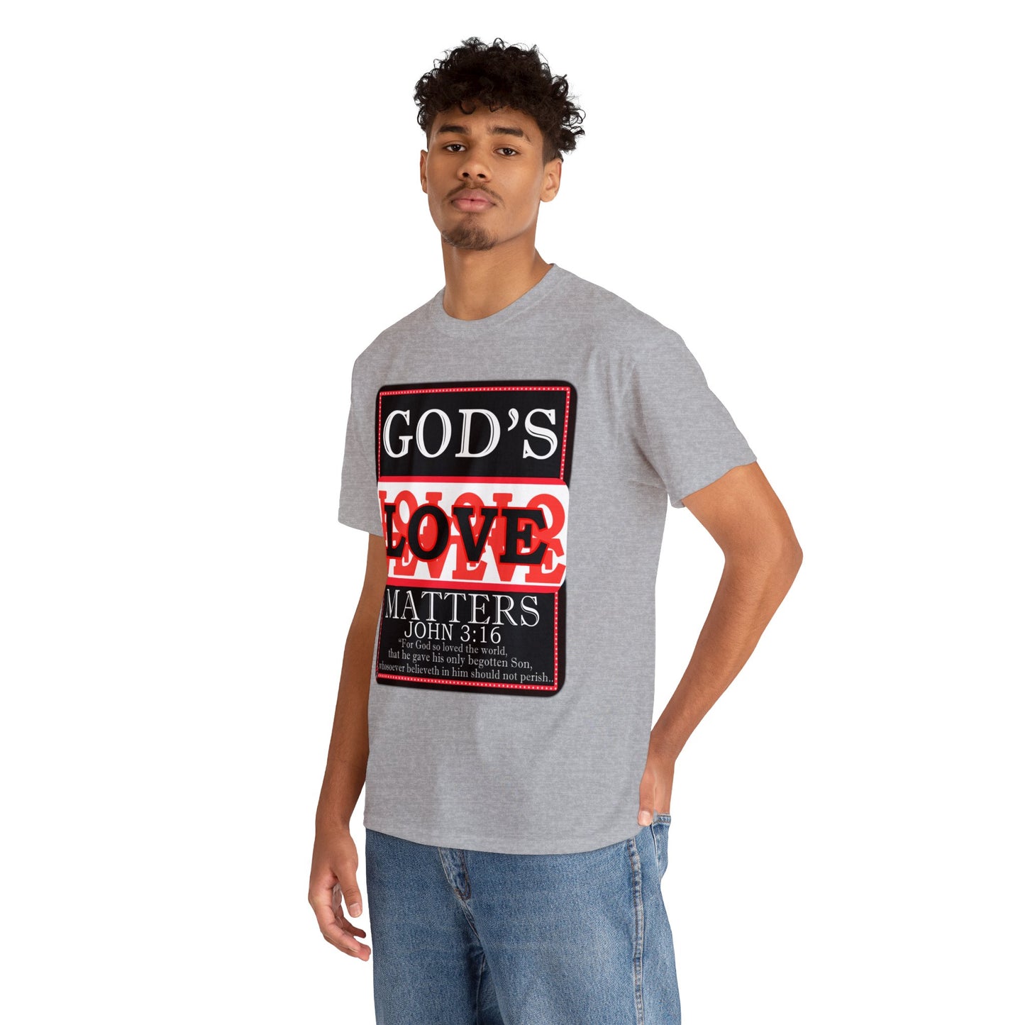 God's Love Matter BroLove RED BigPic