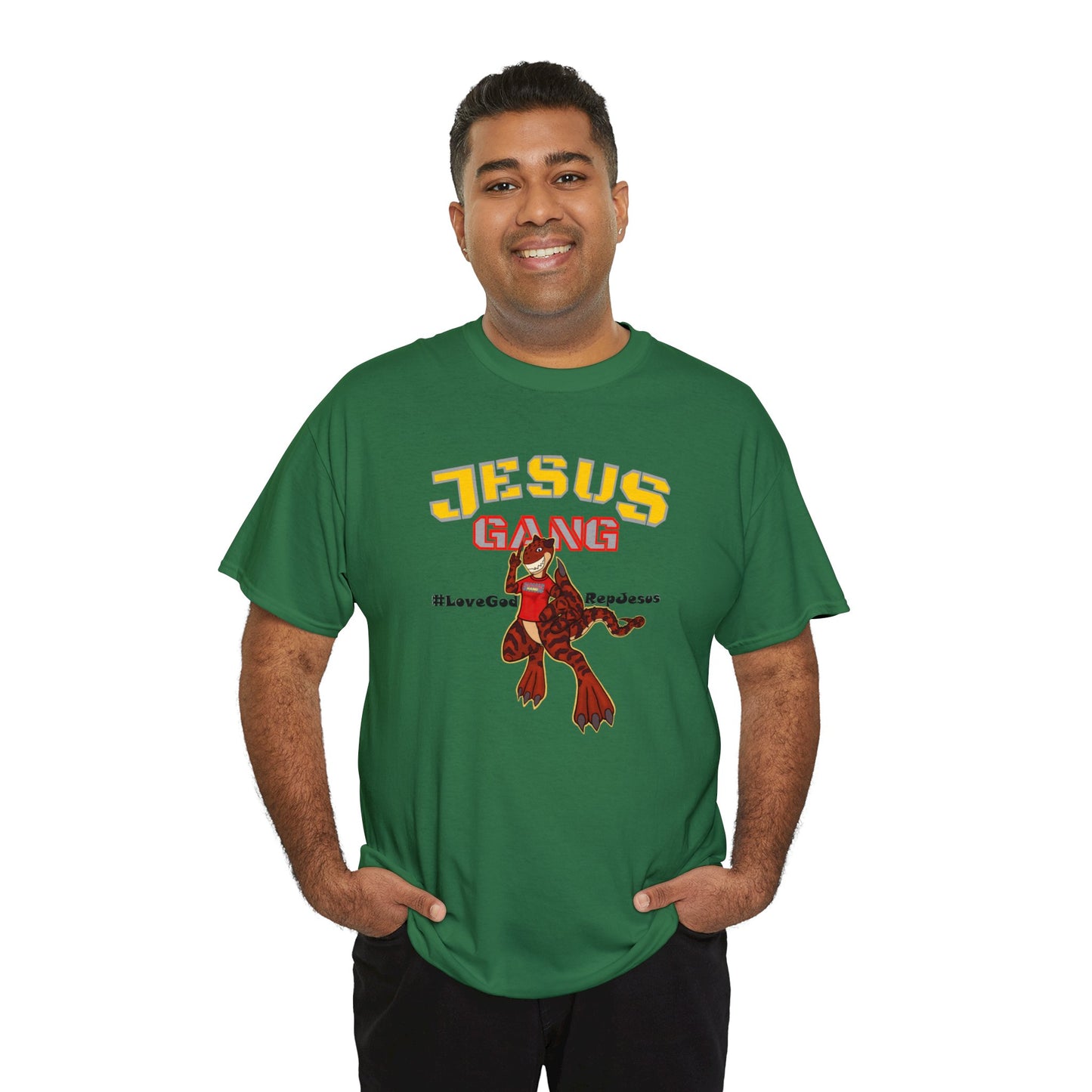 Jesus Gang Dino big kids CLASSIC version multi-color Tee