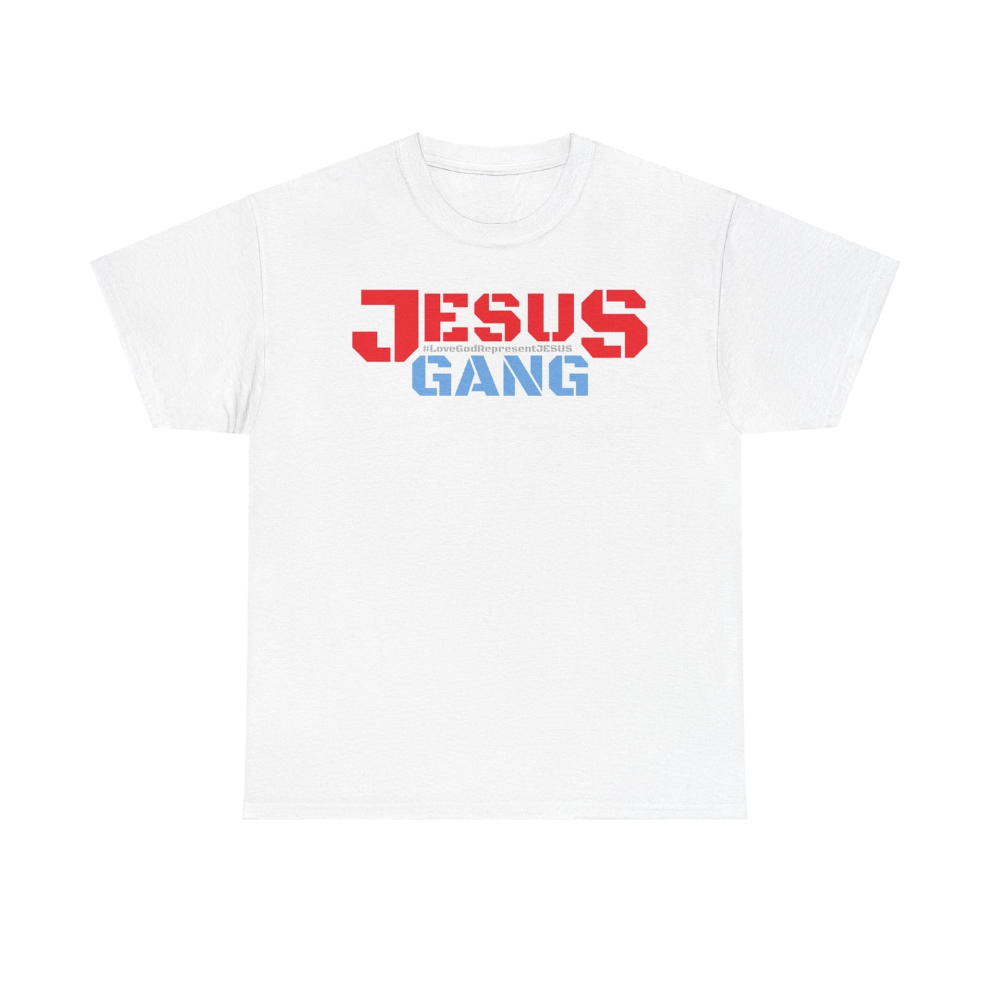 (((REP SHIRT)))) The M.o.G LoveGod Represent JESUS (Jesus Gang) multi-color Heavy Cotton Tee