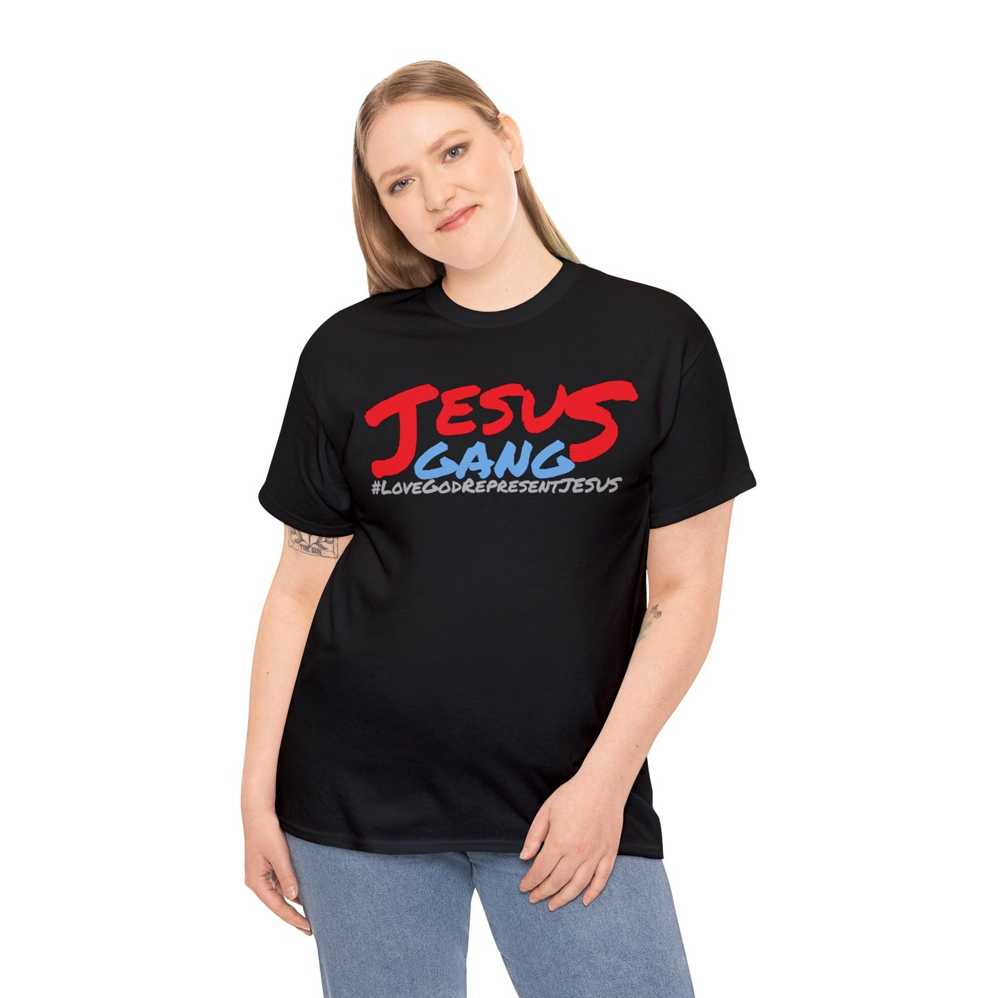 Jesus Gang CLASSIC version multi color Heavy Cotton Tee