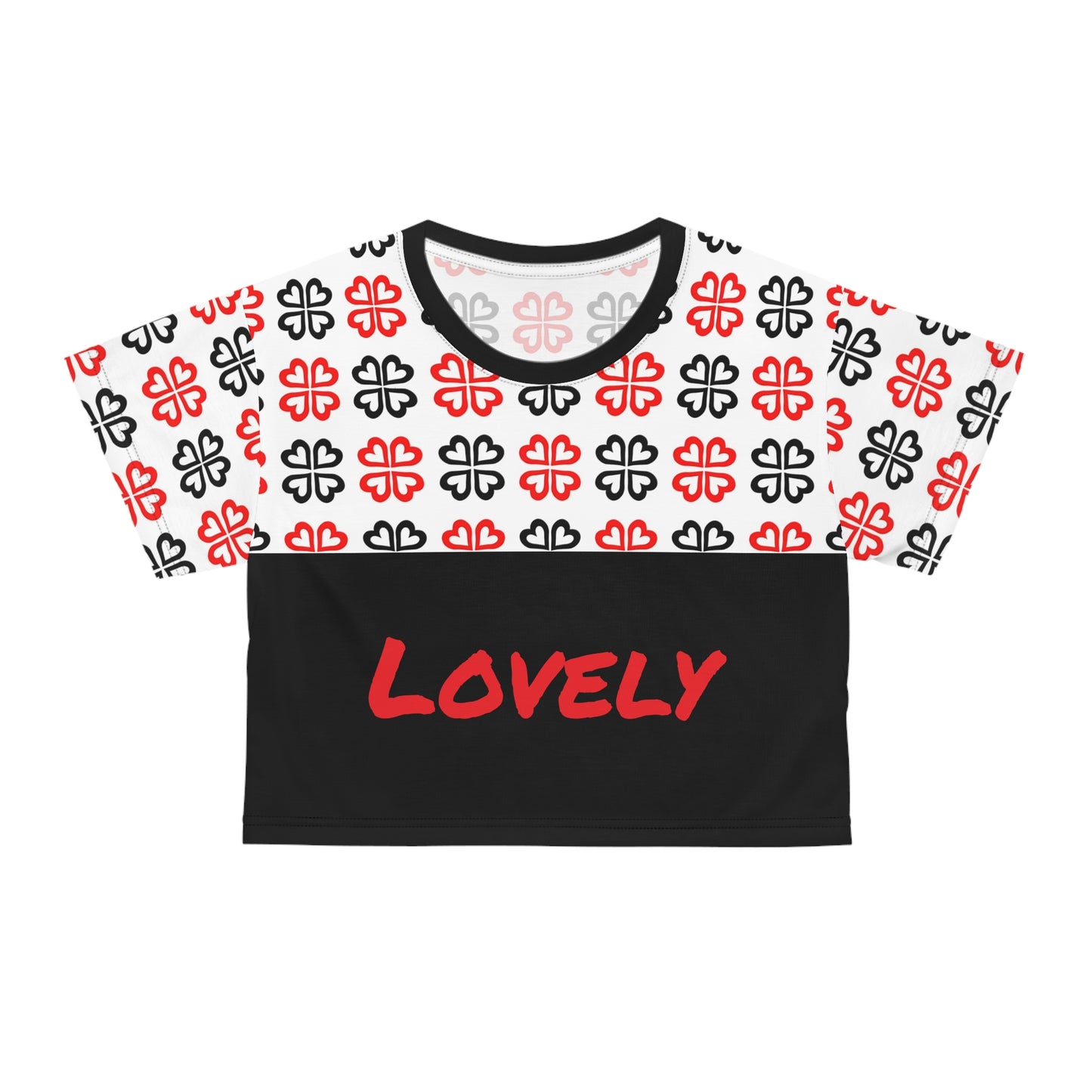 Love, Lovely crop T-shirt By The M.O.G