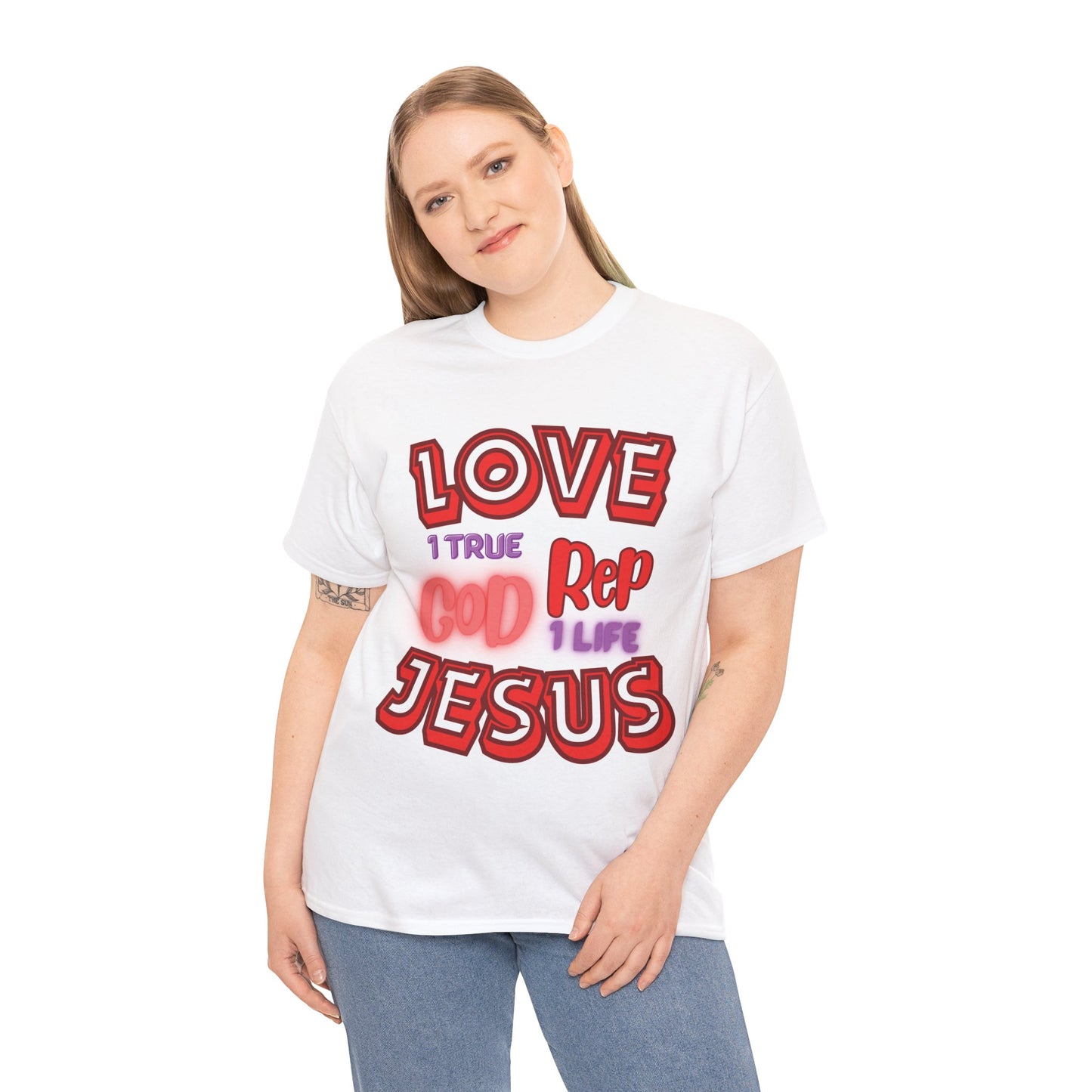 Love (1True) God, Rep (1 Life) Jesus