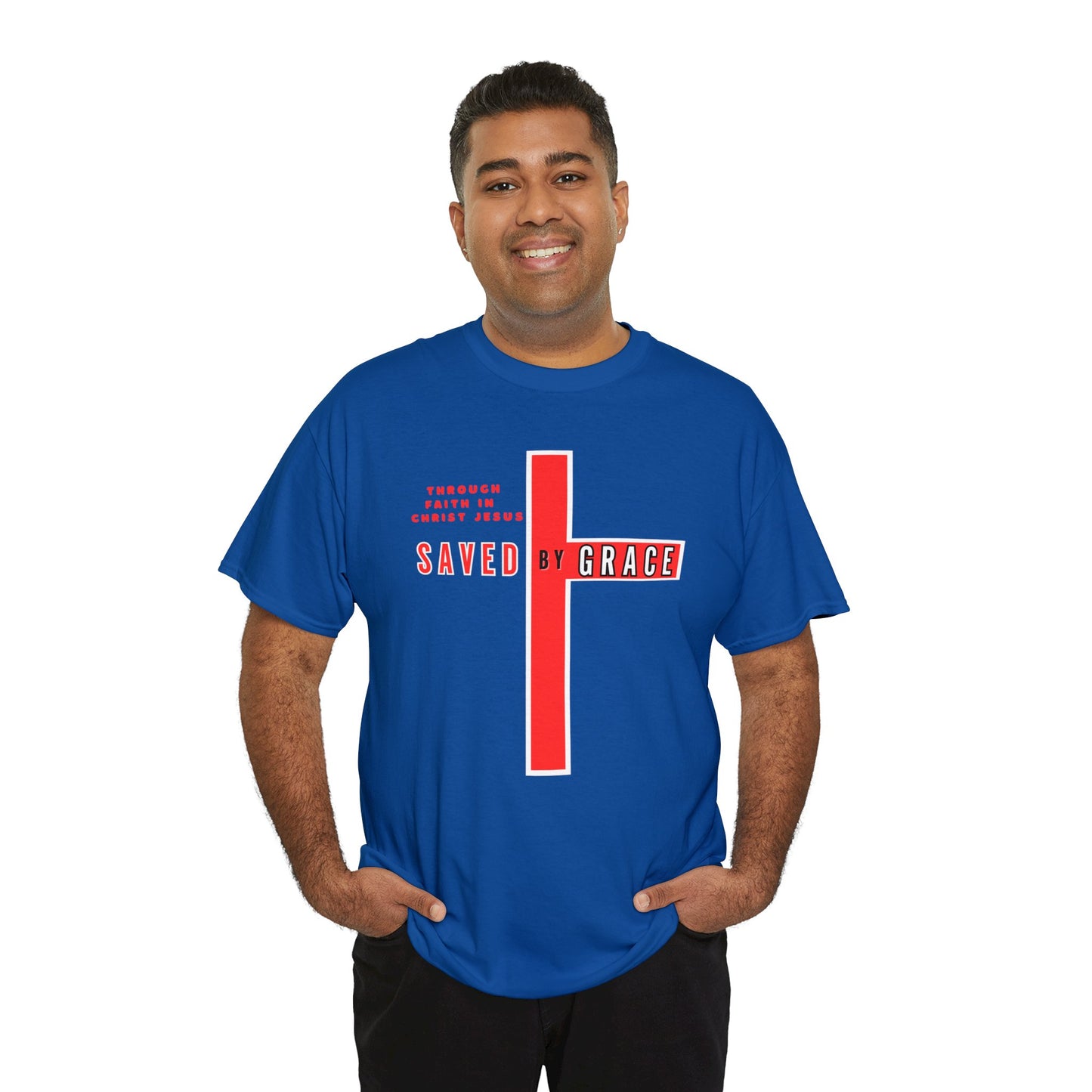 SAVED BY GRACE Heavy Cotton Tee