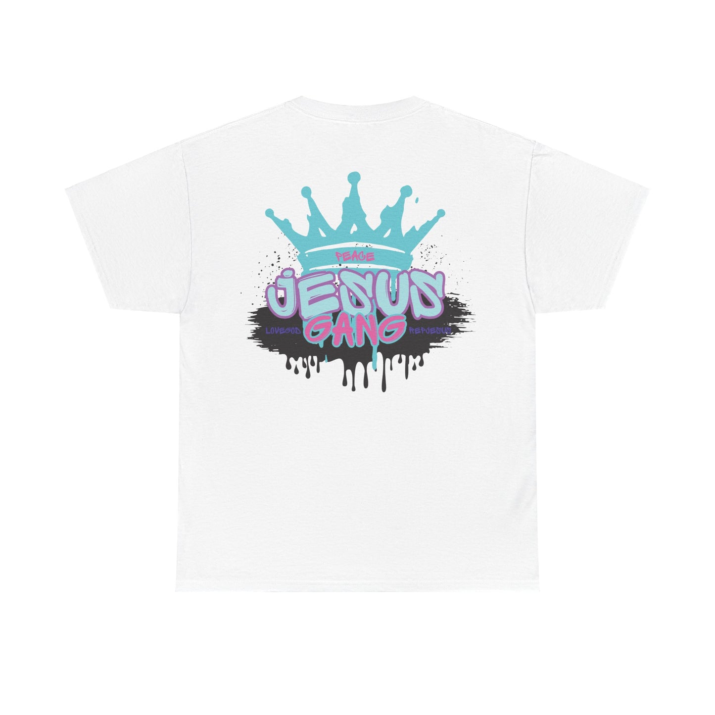 Jesus Gang Fruit of the Spirit, PEACE Crown (PINK MAG TEAL)