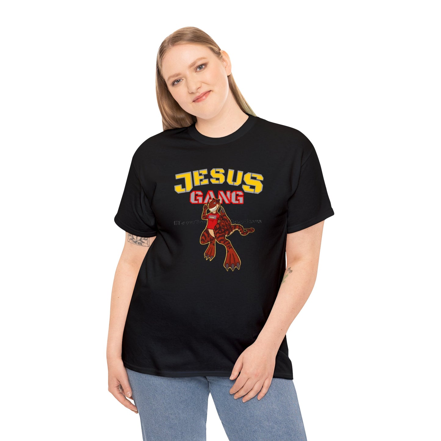 Jesus Gang Dino big kids CLASSIC version multi-color Tee