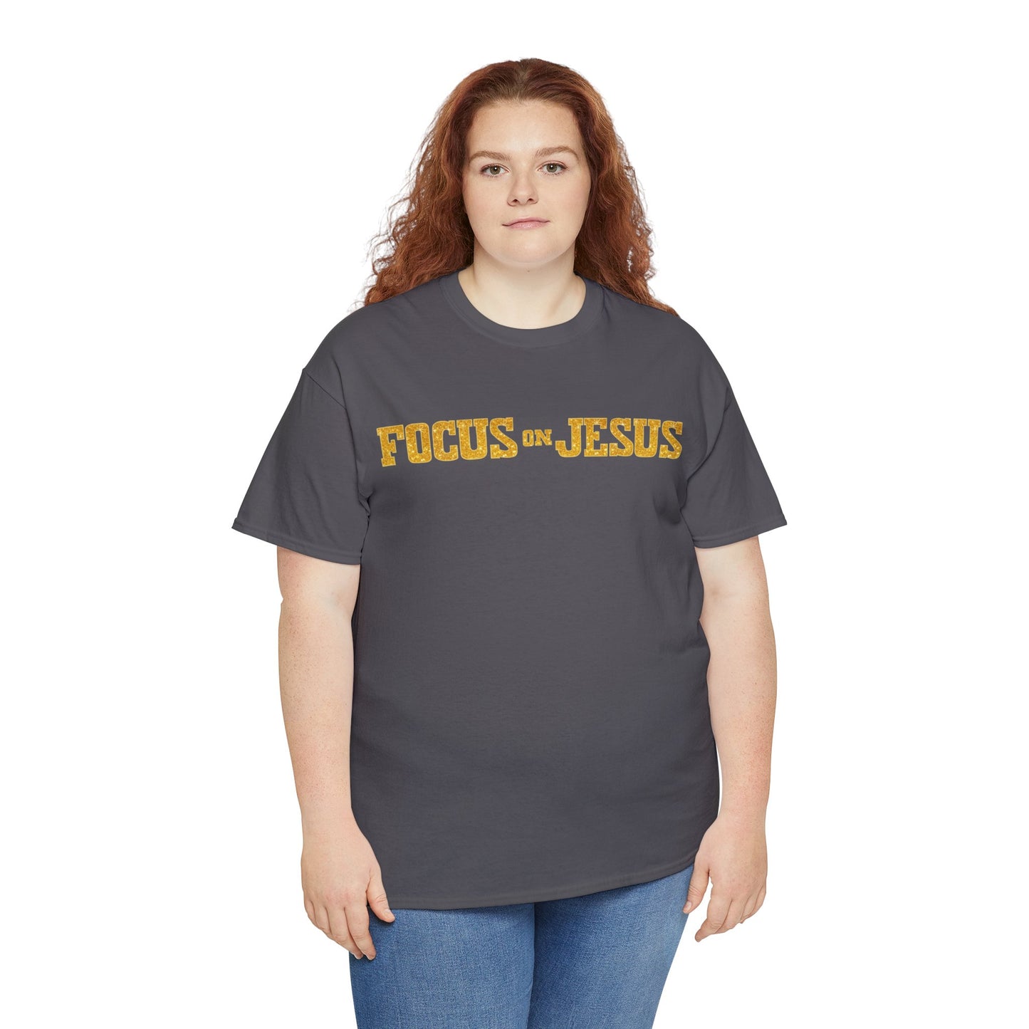 FOCUS on JESUS CLASSIC version multi-color Tee