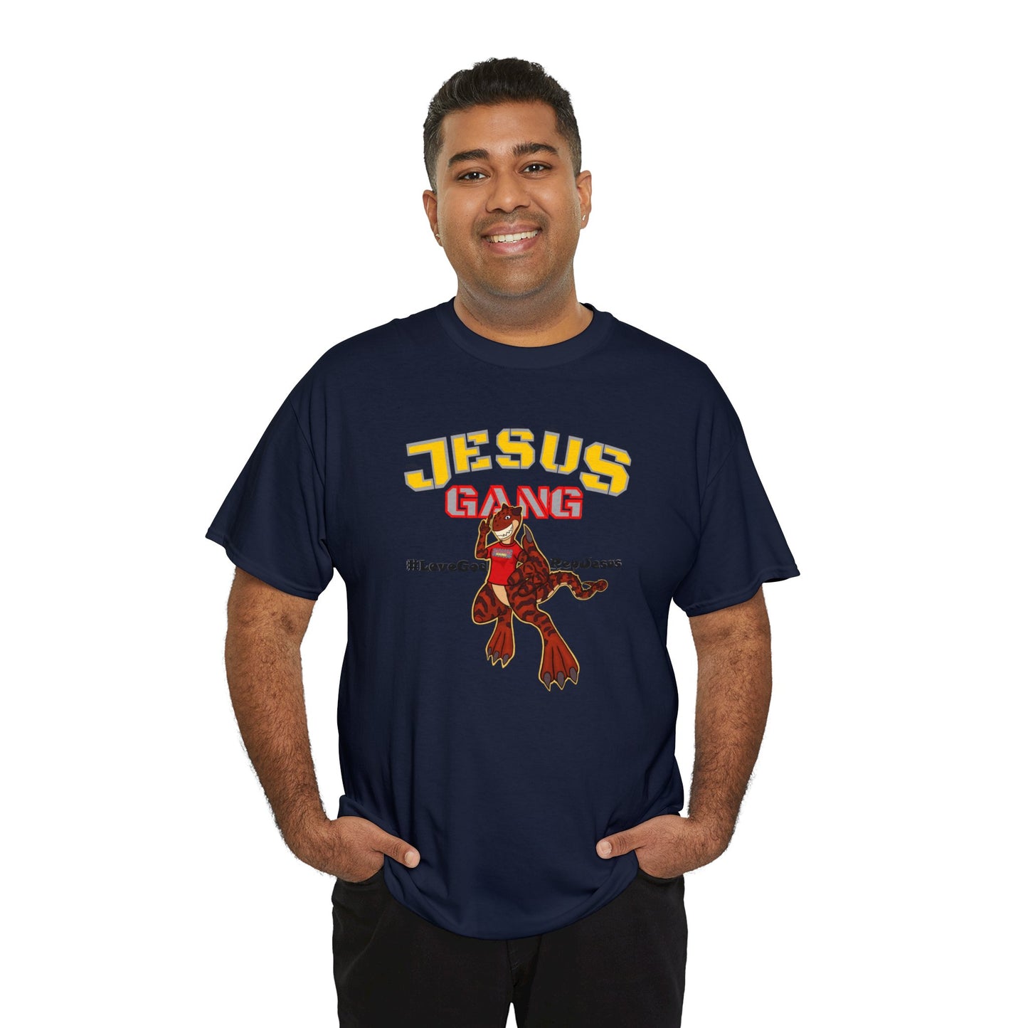 Jesus Gang Dino big kids CLASSIC version multi-color Tee