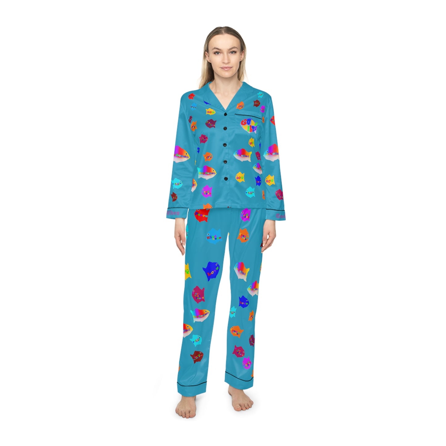 Gods ViBES Women's Satin Pajamas